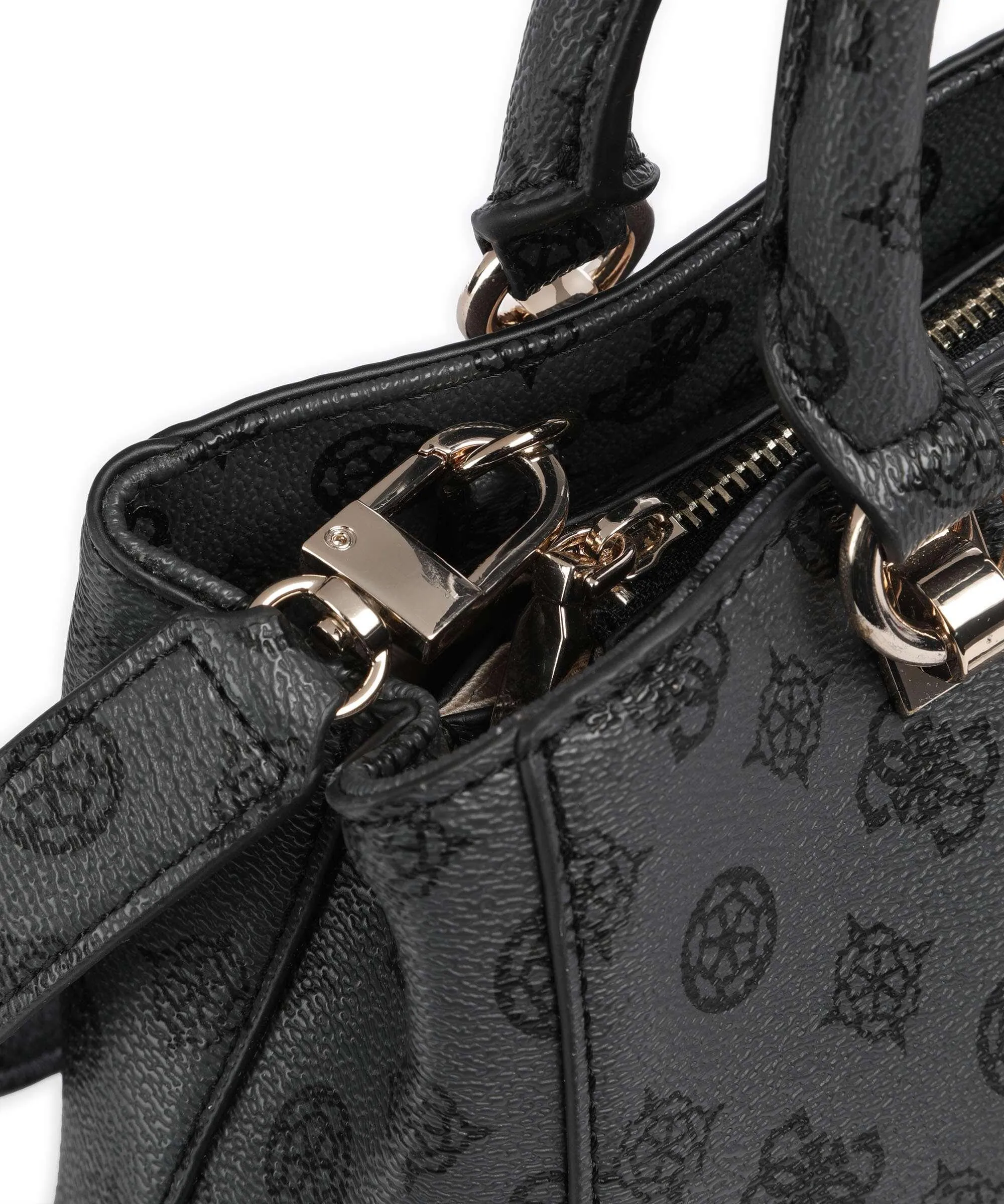  Guess Evelune Borsa a mano pelle sintetica antracite  