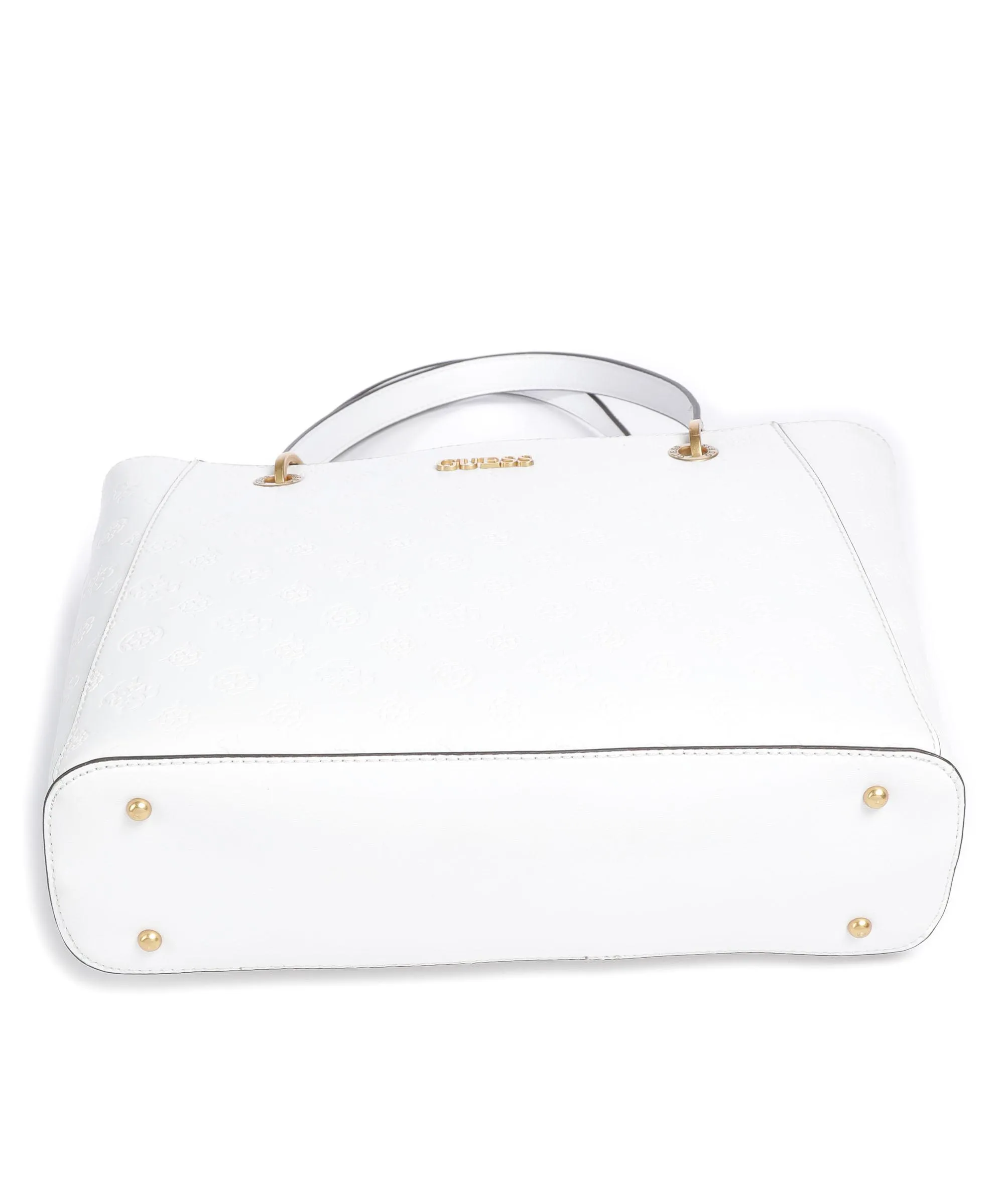  Guess Geva Borsa shopper pelle sintetica bianco  