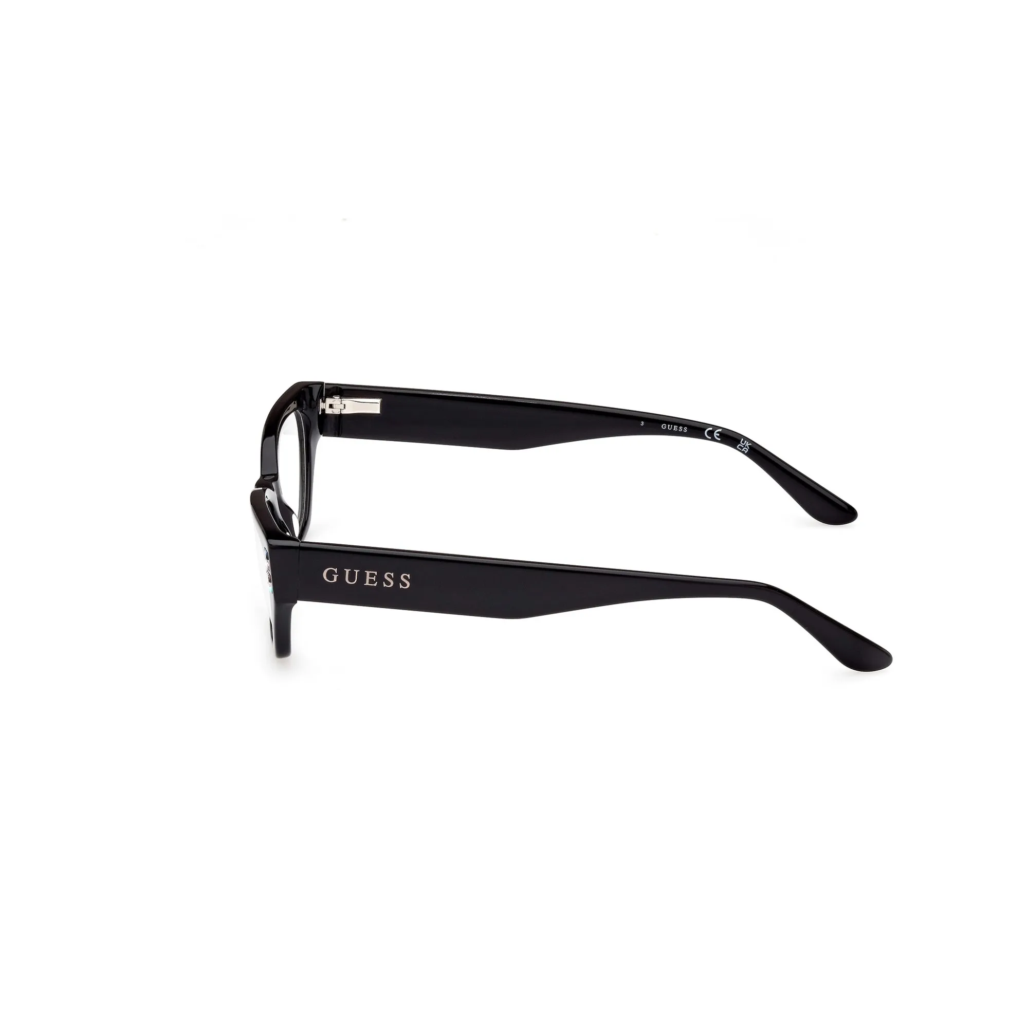   Guess GU 2967 - 001 Nero Lucido | Occhiale Da Vista Donna 