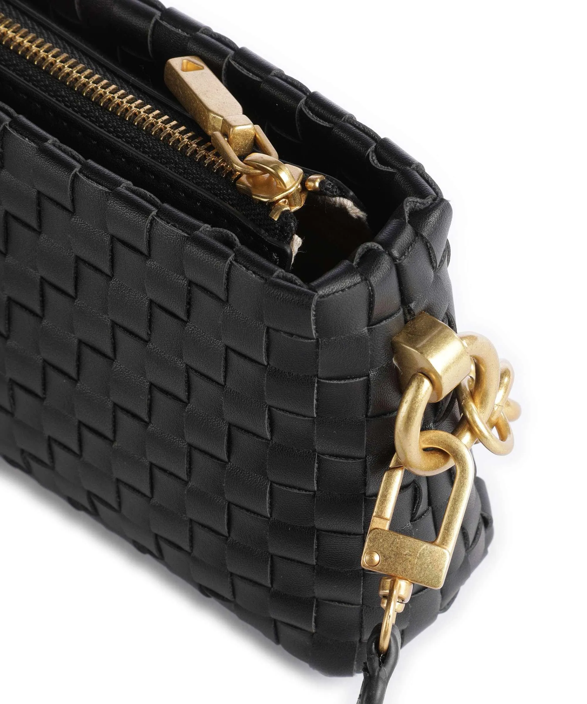  Guess Lisbet Borsa a spalla pelle sintetica nero  