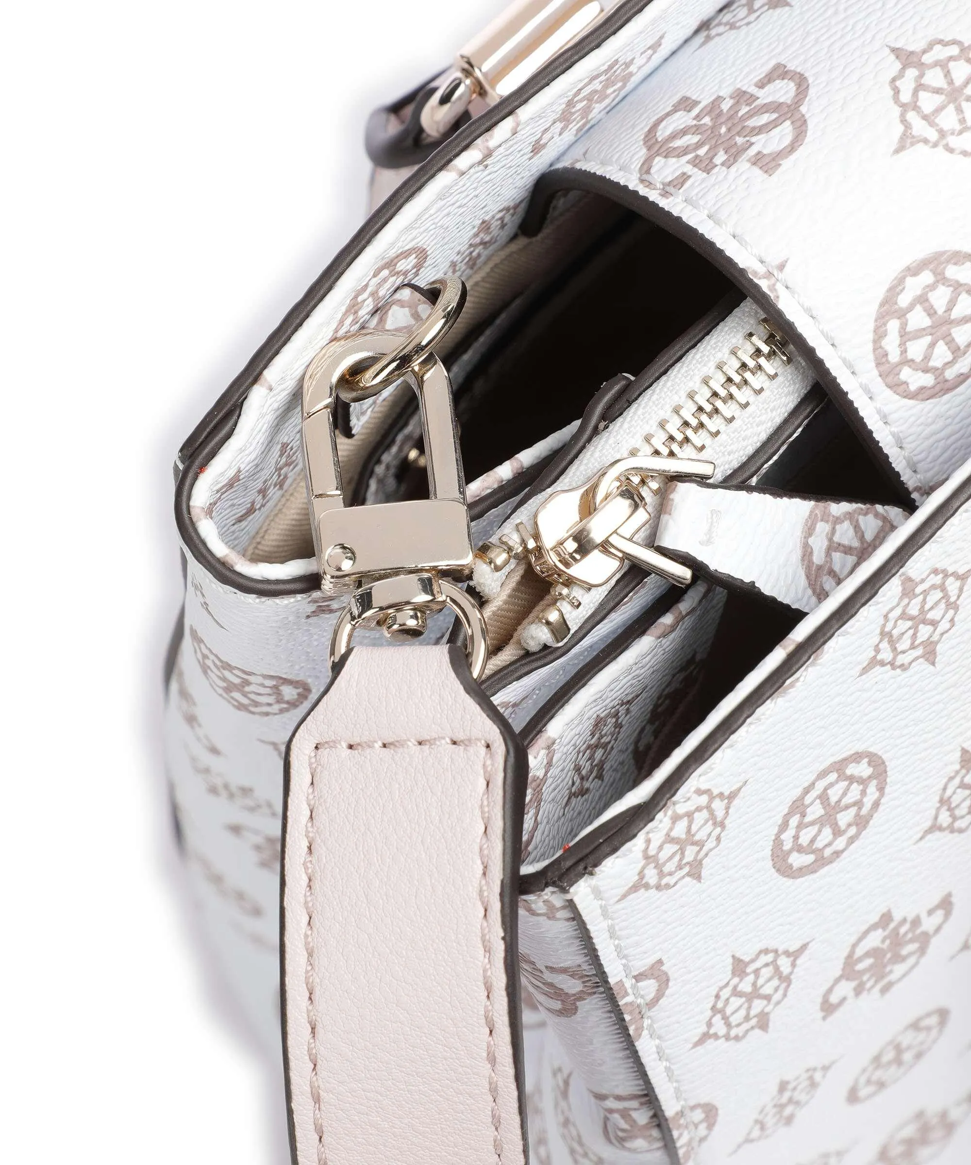  Guess Noelle Borsa a mano pelle sintetica bianco  