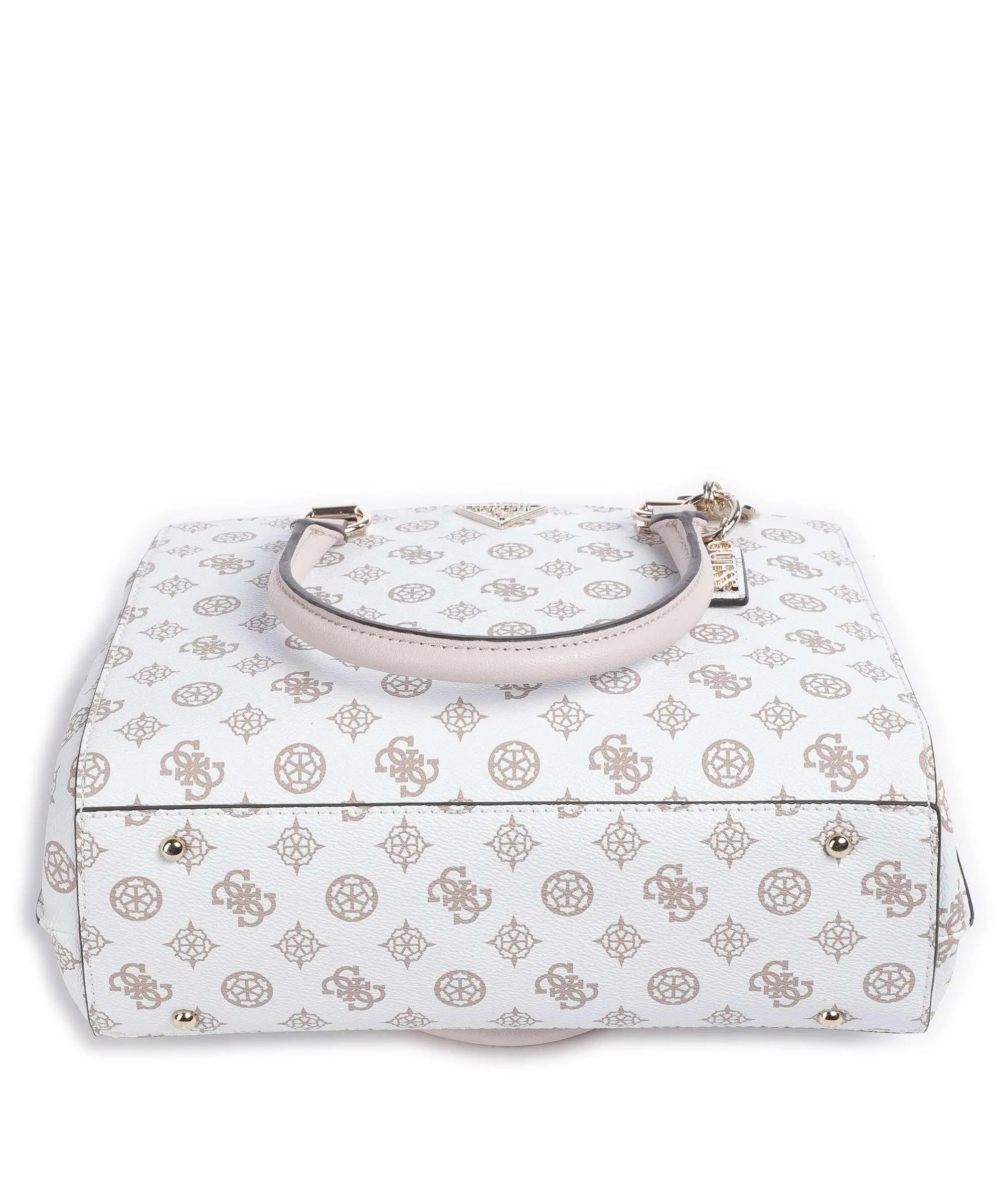  Guess Noelle Borsa a mano pelle sintetica bianco  