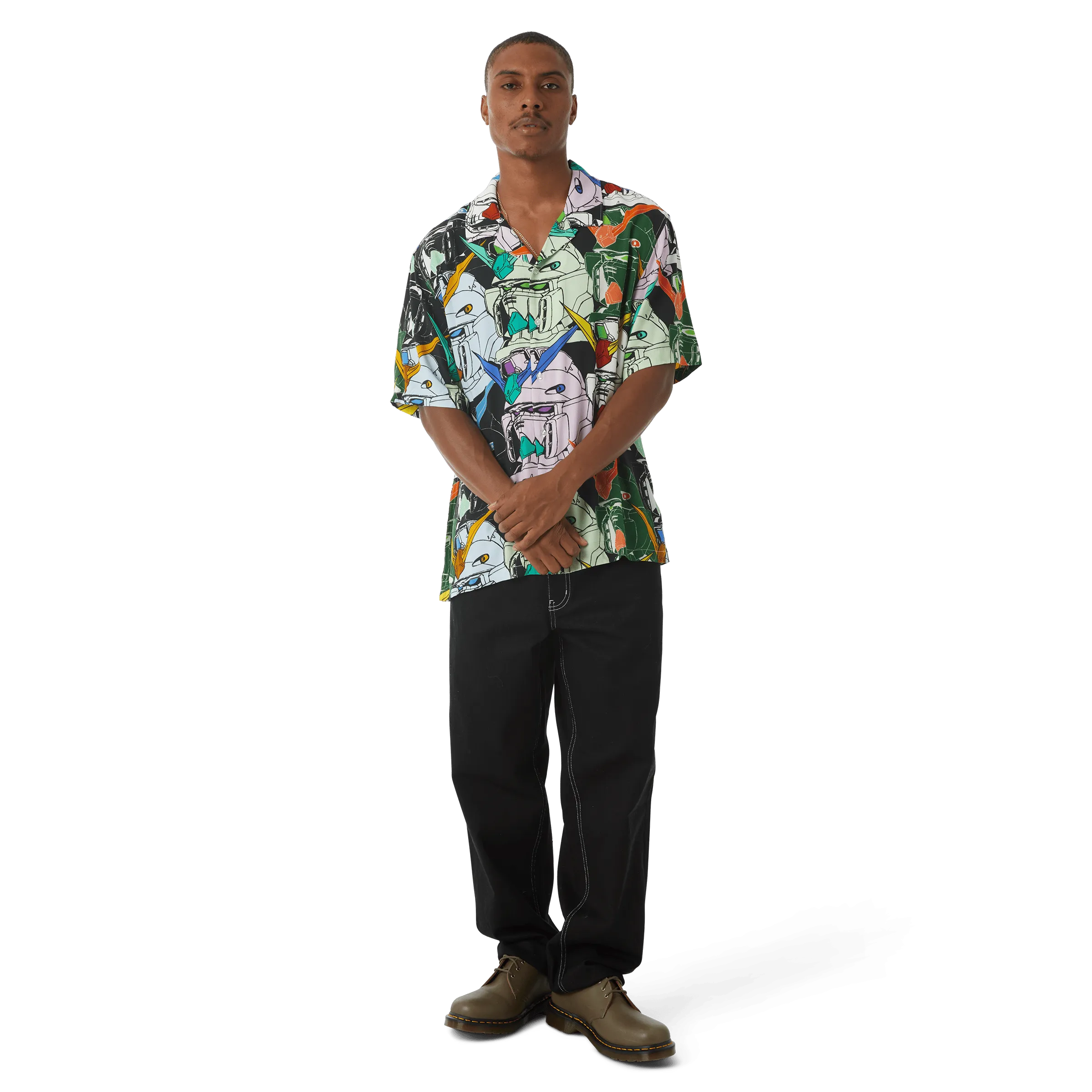 GUNDAM HEADS S S RESORT SHIRT