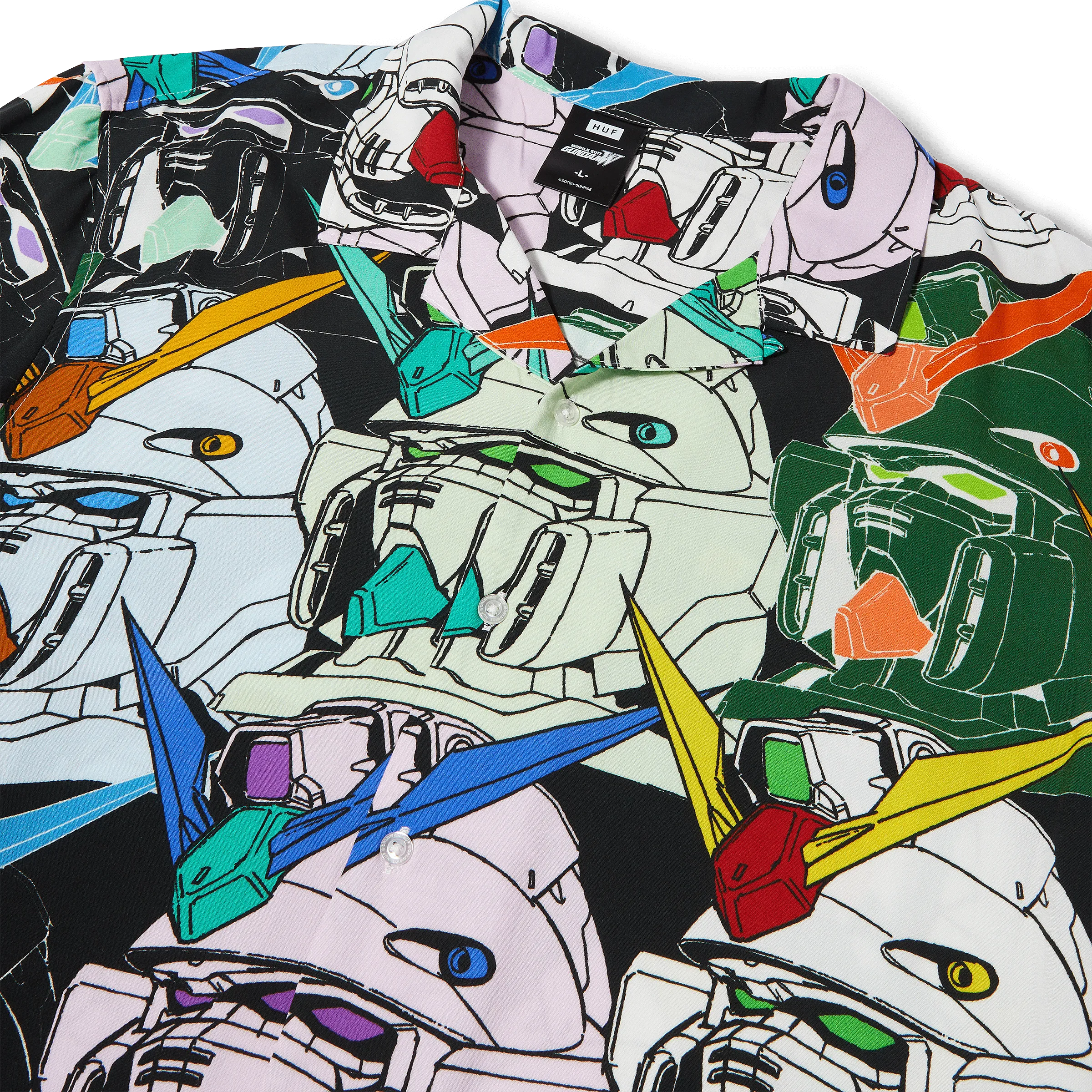 GUNDAM HEADS S S RESORT SHIRT