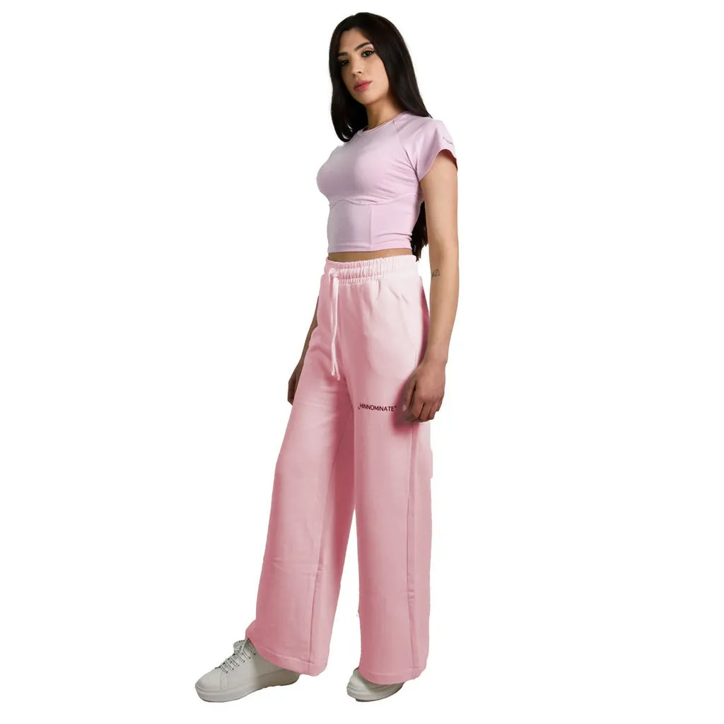 Hinnominate pantalone tuta a palazzo multicolore   