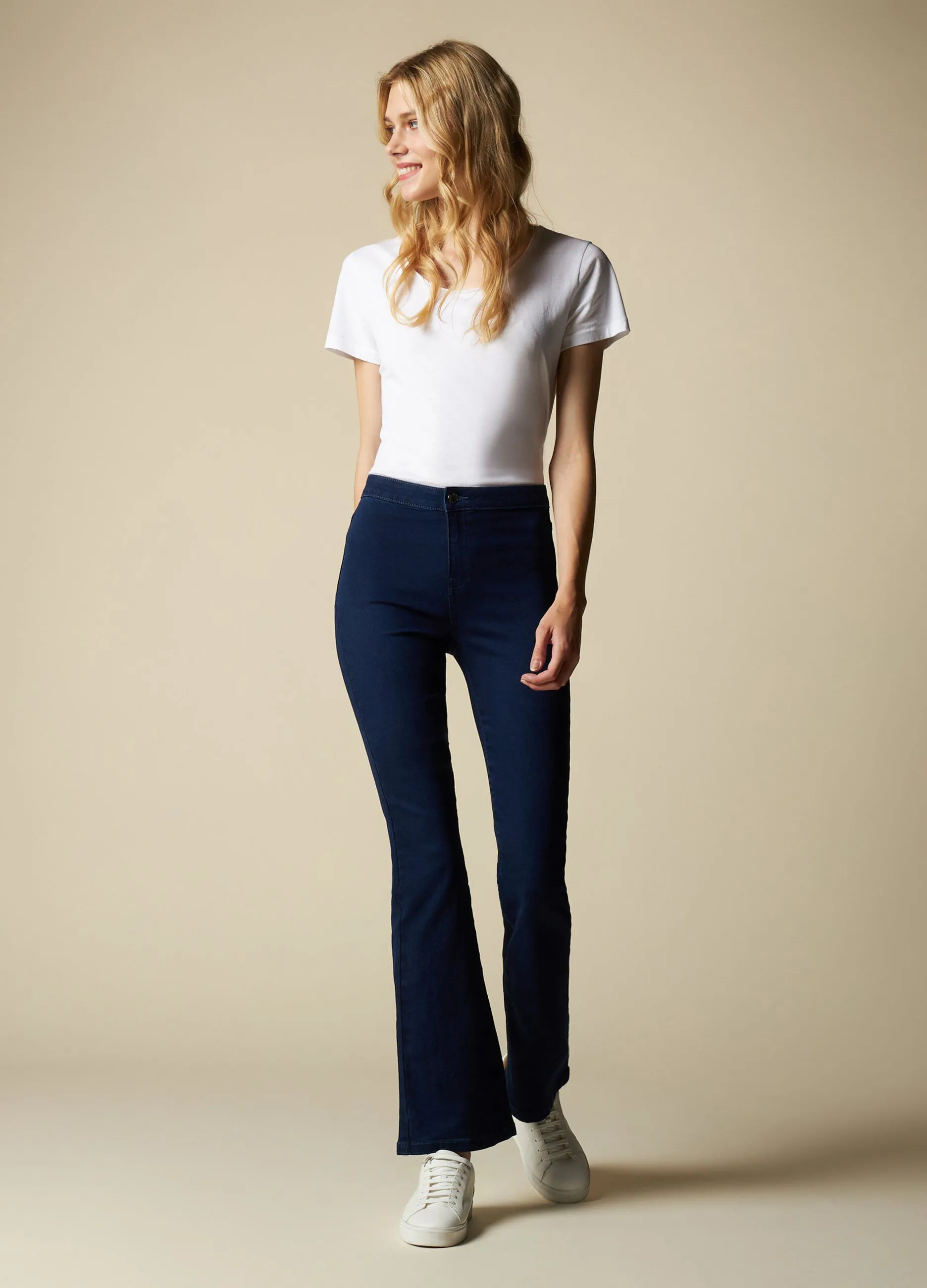 HOLISTIC  Jeggings in misto cotone stretch donna