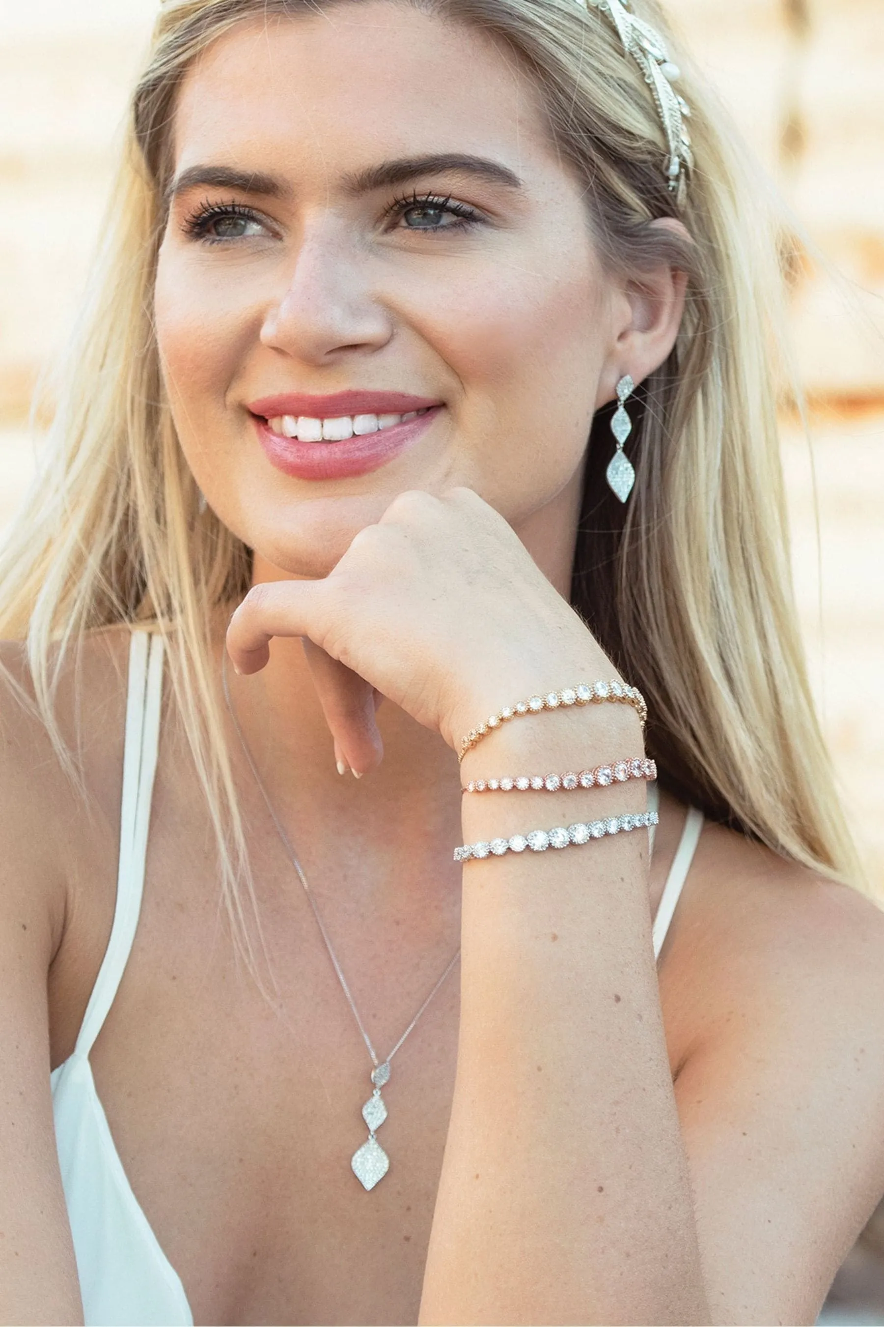 Ivory & Co Marseille - Bracciale con cristalli