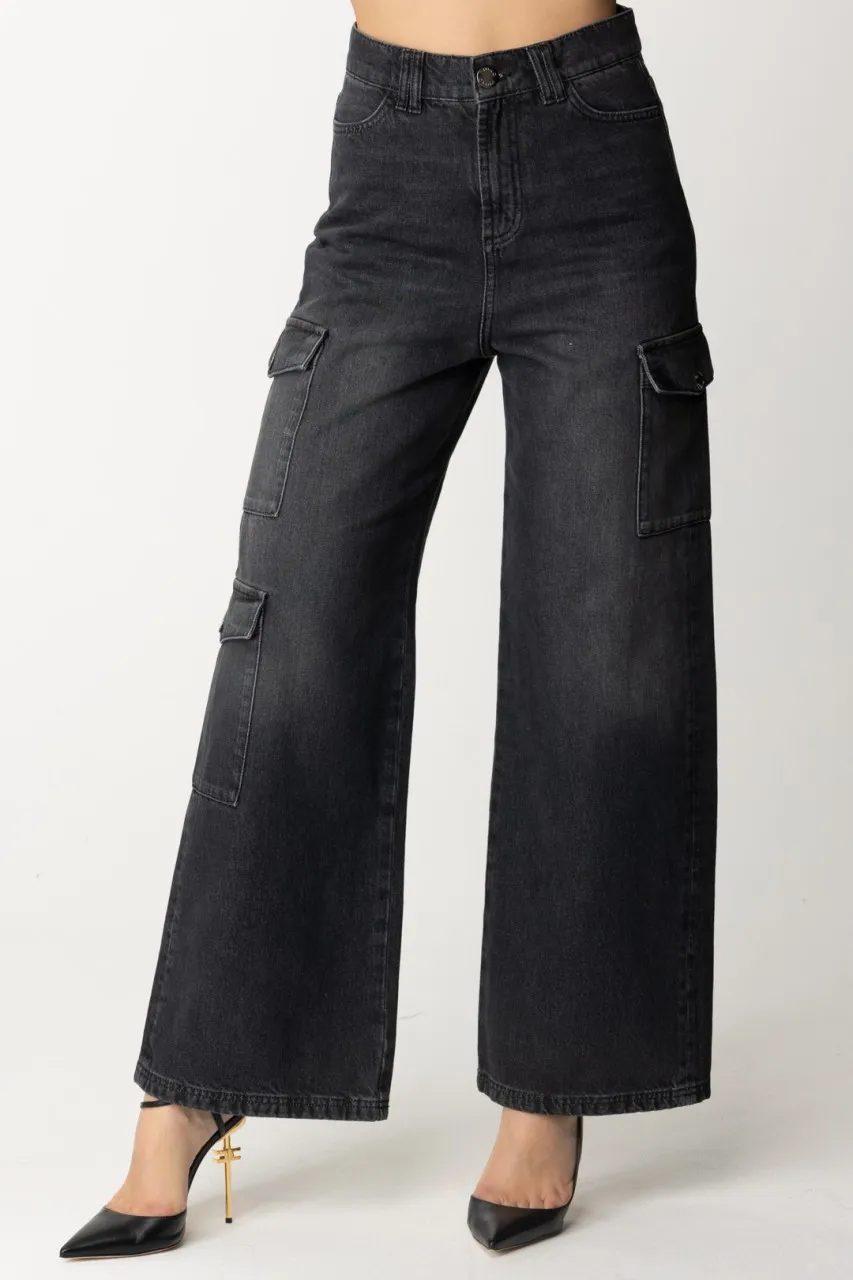 Jeans cargo Black