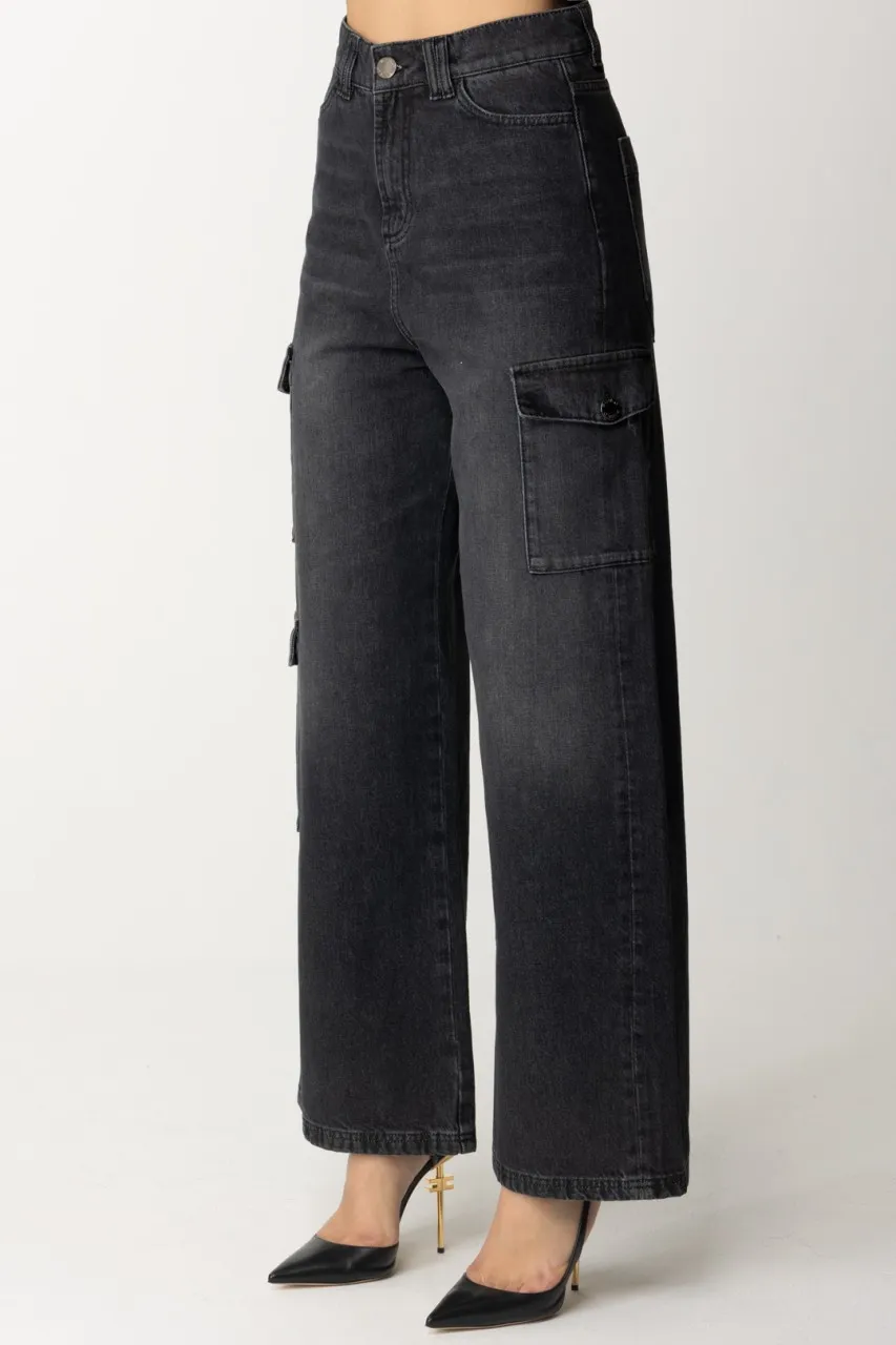 Jeans cargo Black