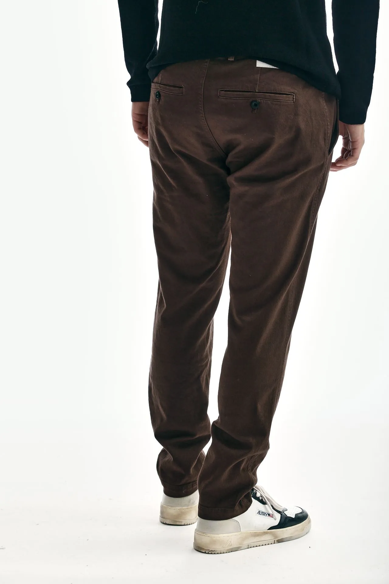Jeans PRINCE DENIM in cotone marrone 