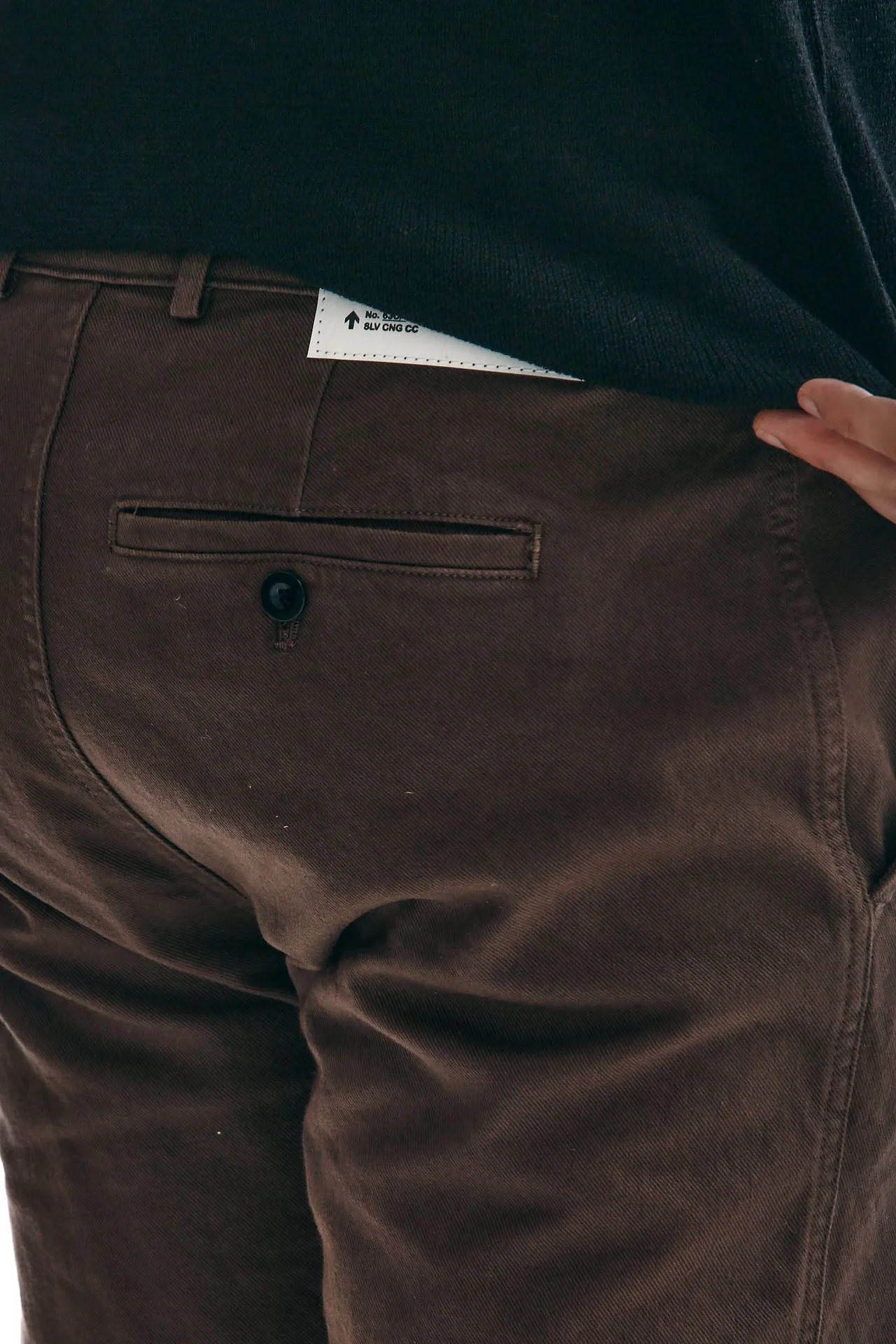 Jeans PRINCE DENIM in cotone marrone 