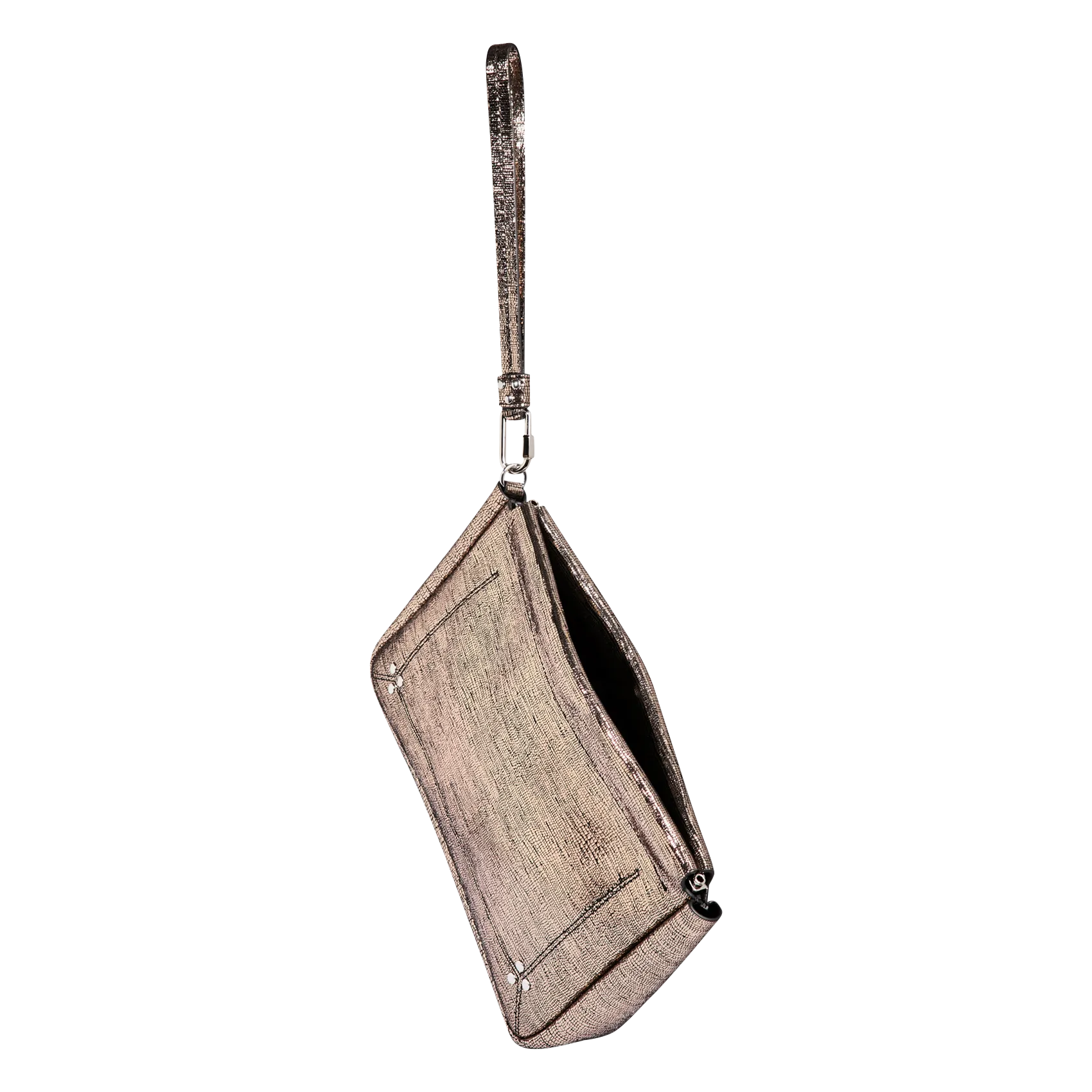  JEROME DREYFUSS   CLAP L - Pochette in pelle | Dorato