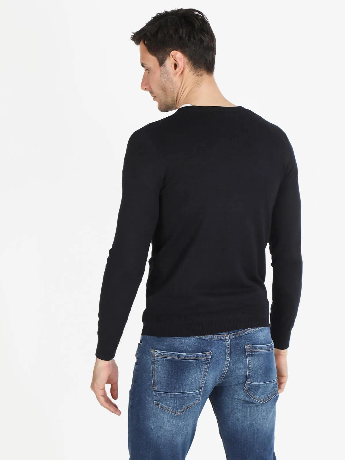 Johnny Looper Cardigan homme en maille avec boutons