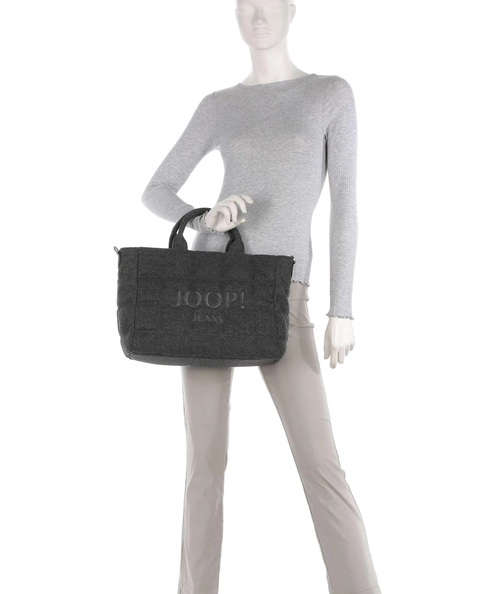  JOOP! Jeans Ordine 1.0 Giaccone Sila Borsa a mano poliestere grigio scuro  