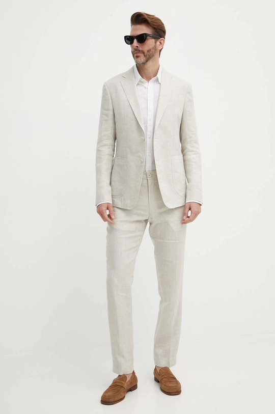 Joop! pantaloni in lino Hank