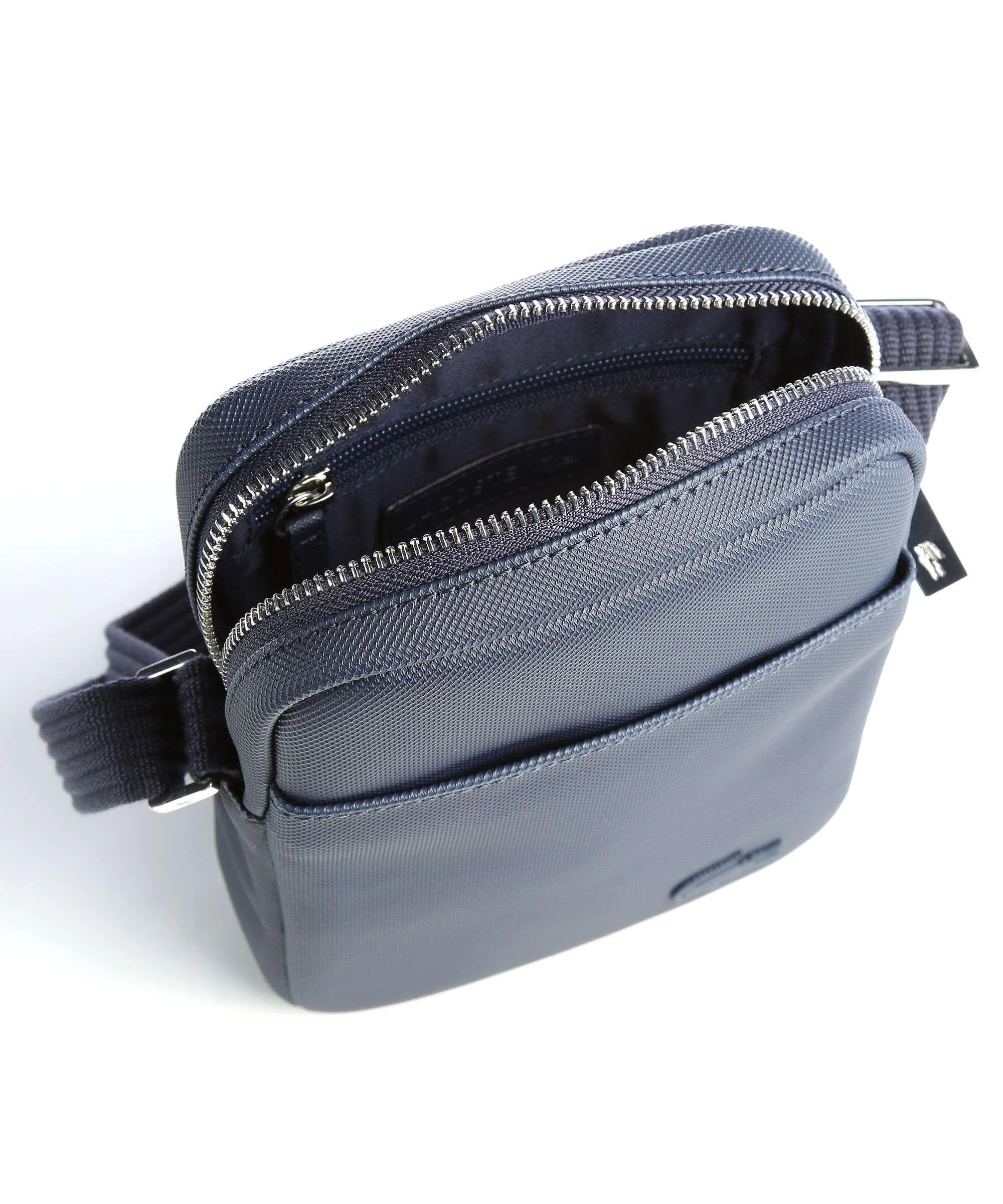  Lacoste Mens Classic Borsa a tracolla plastica blu scuro  