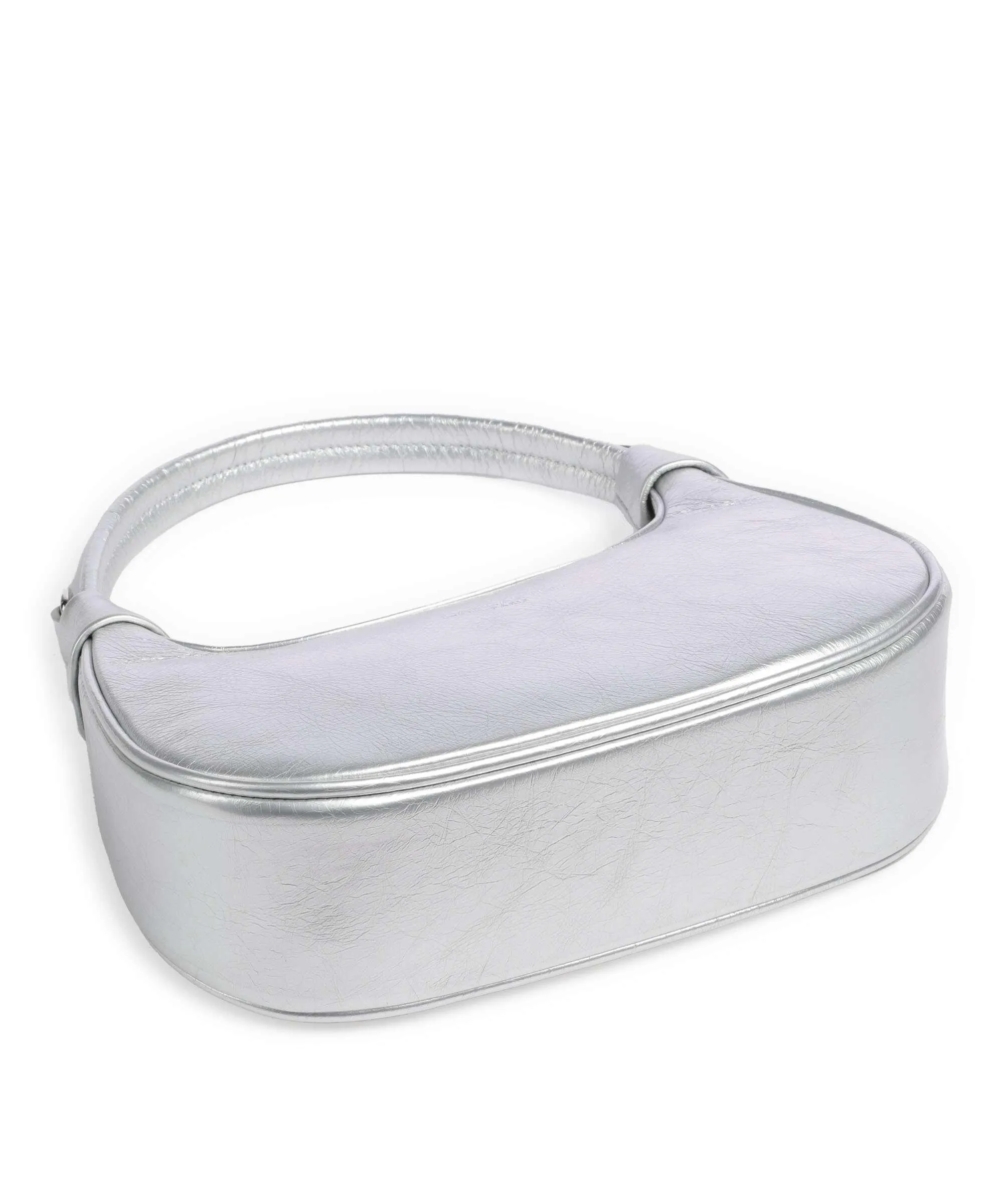  Lancaster Donna Aura Borsa a spalla morbida pelle bovina argento  