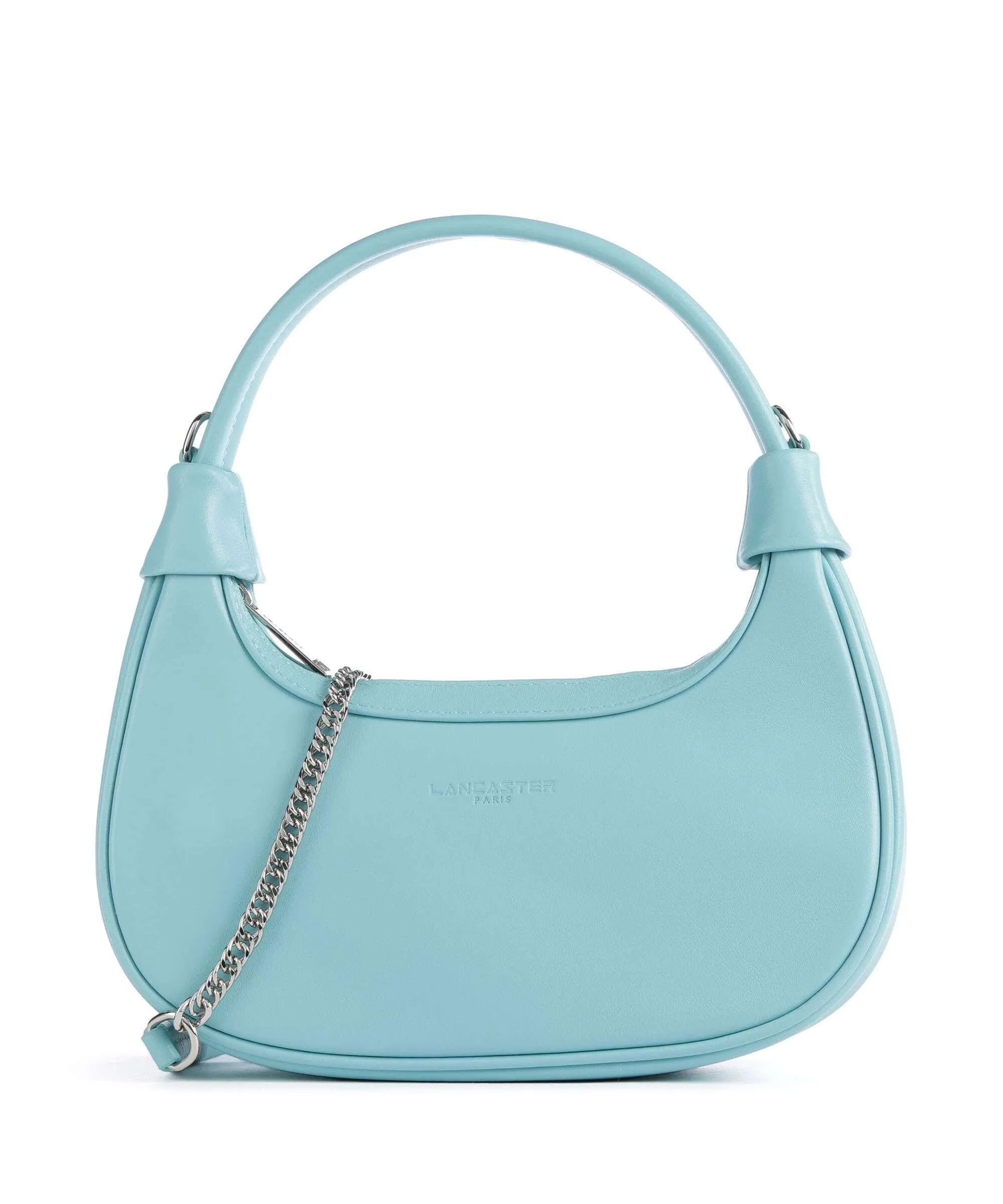  Lancaster Donna Aura Borsa a spalla morbida pelle bovina blu chiaro  