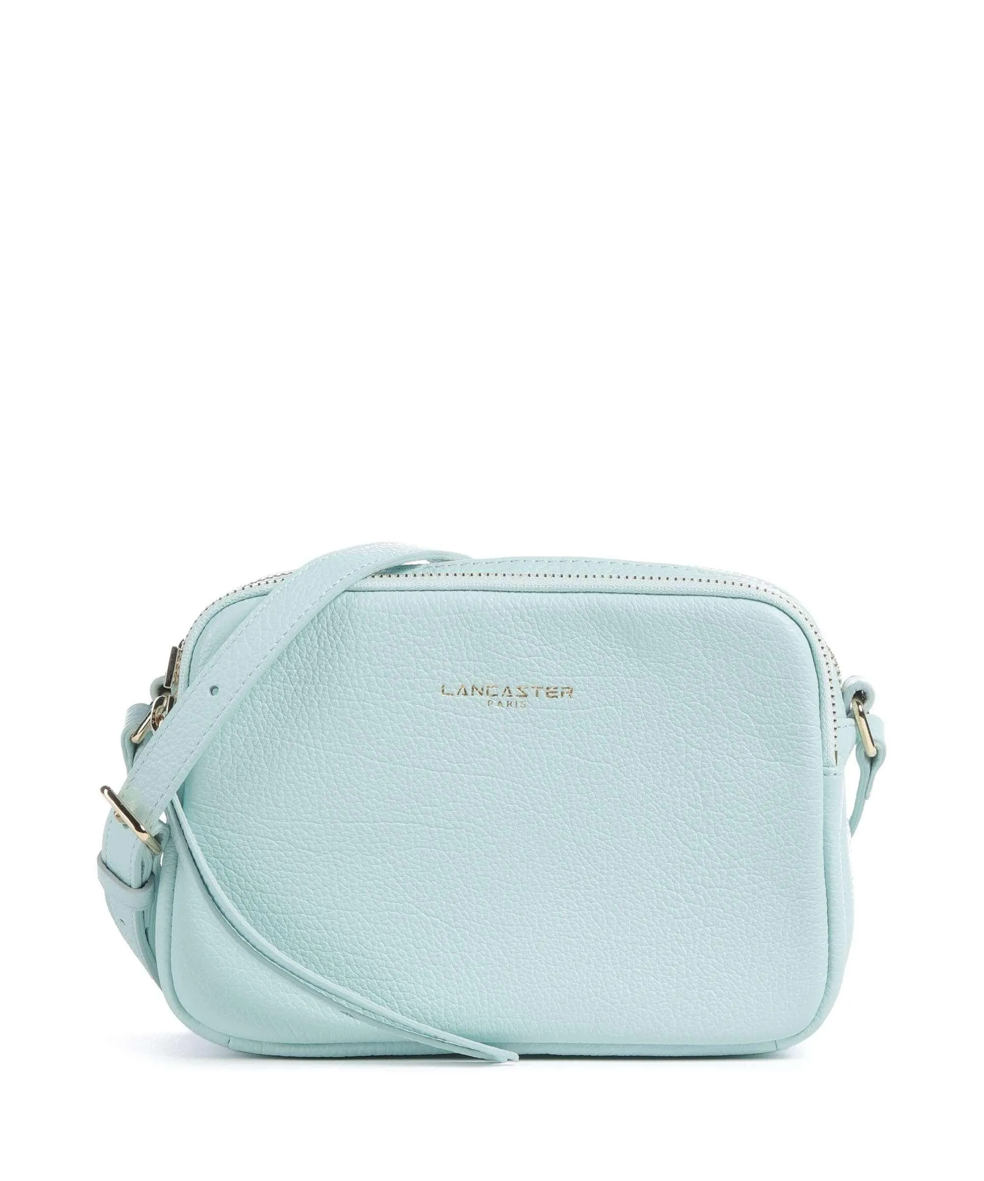  Lancaster Dune Borsa a tracolla pelle di vacchetta grana blu chiaro  