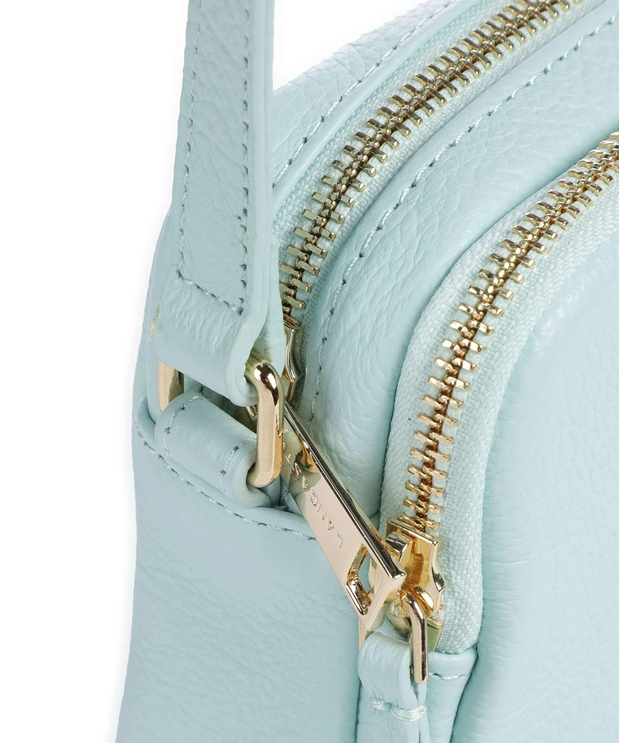  Lancaster Dune Borsa a tracolla pelle di vacchetta grana blu chiaro  