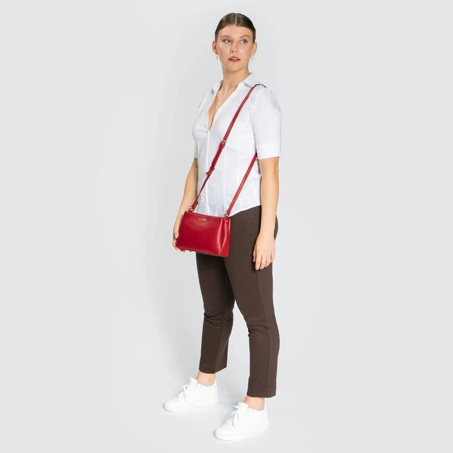 Lazarotti Bologna Leather Borsa a tracolla Pelle 23 cm
