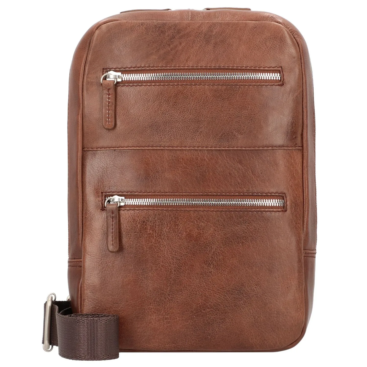 Leonhard Heyden Borsa a tracolla Amsterdam in pelle 30 cm
