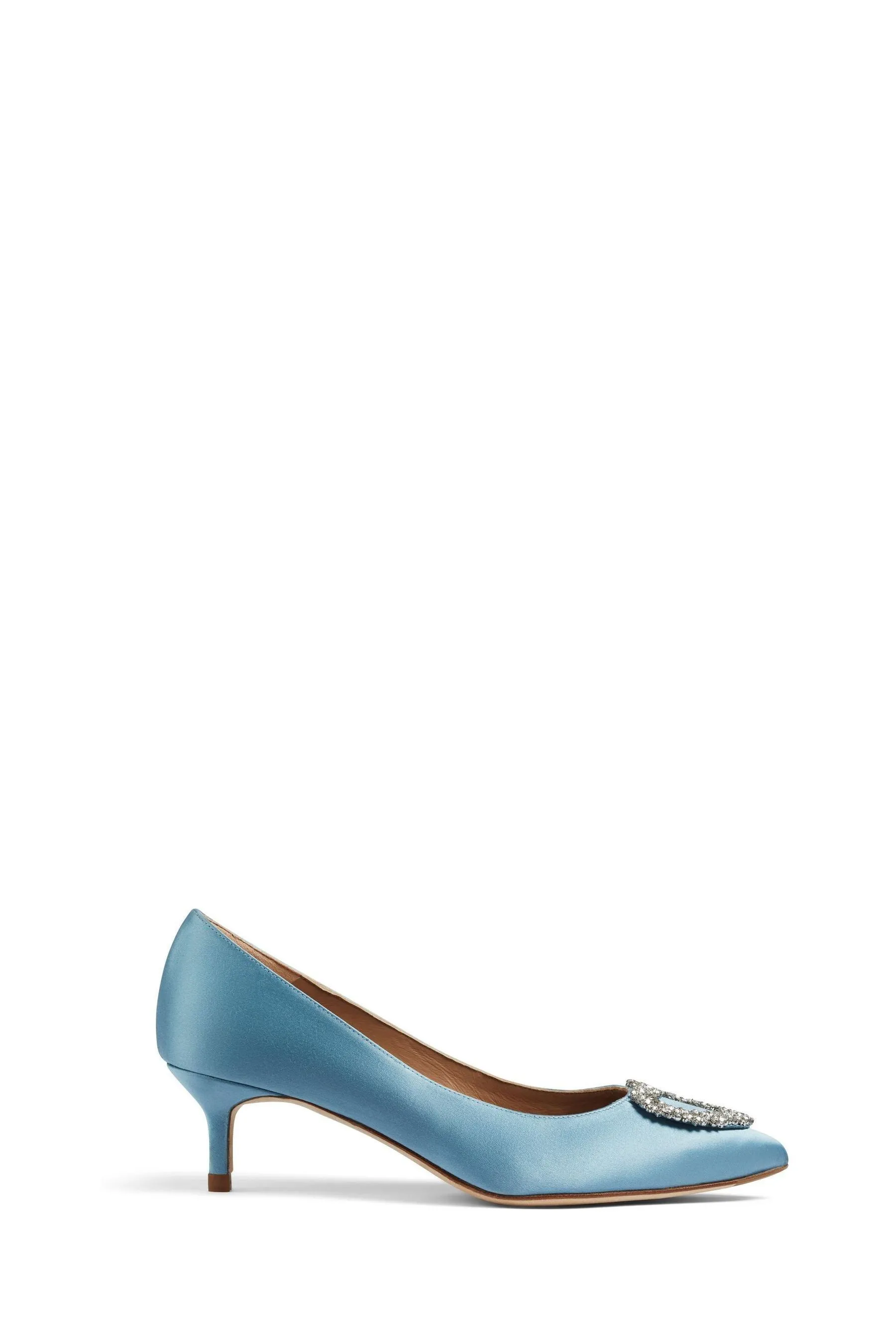 LK Bennett - Ella - Scarpe Satin pallido con spilla e cuori
