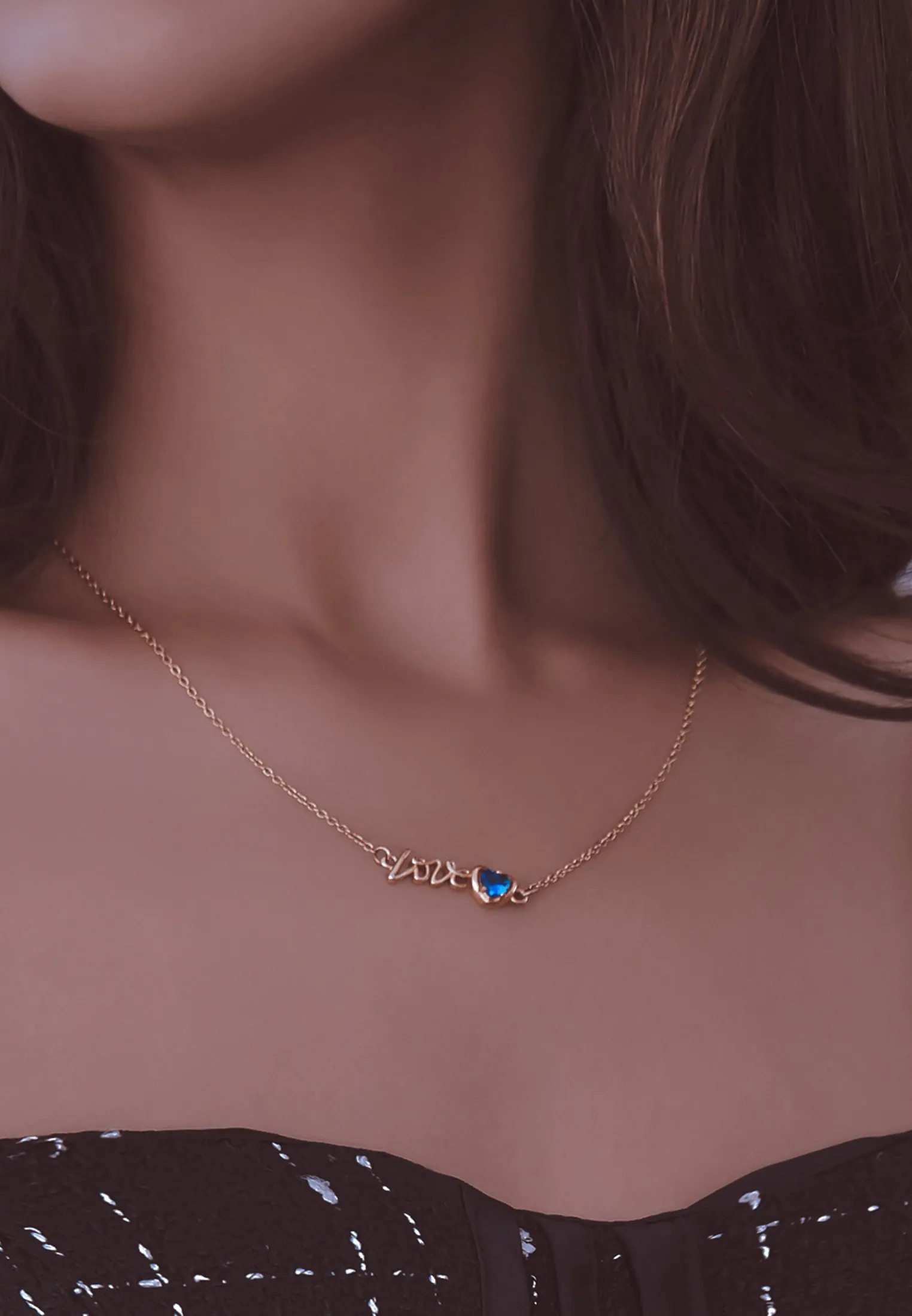 LOVE HEART NECKLACE - Collana