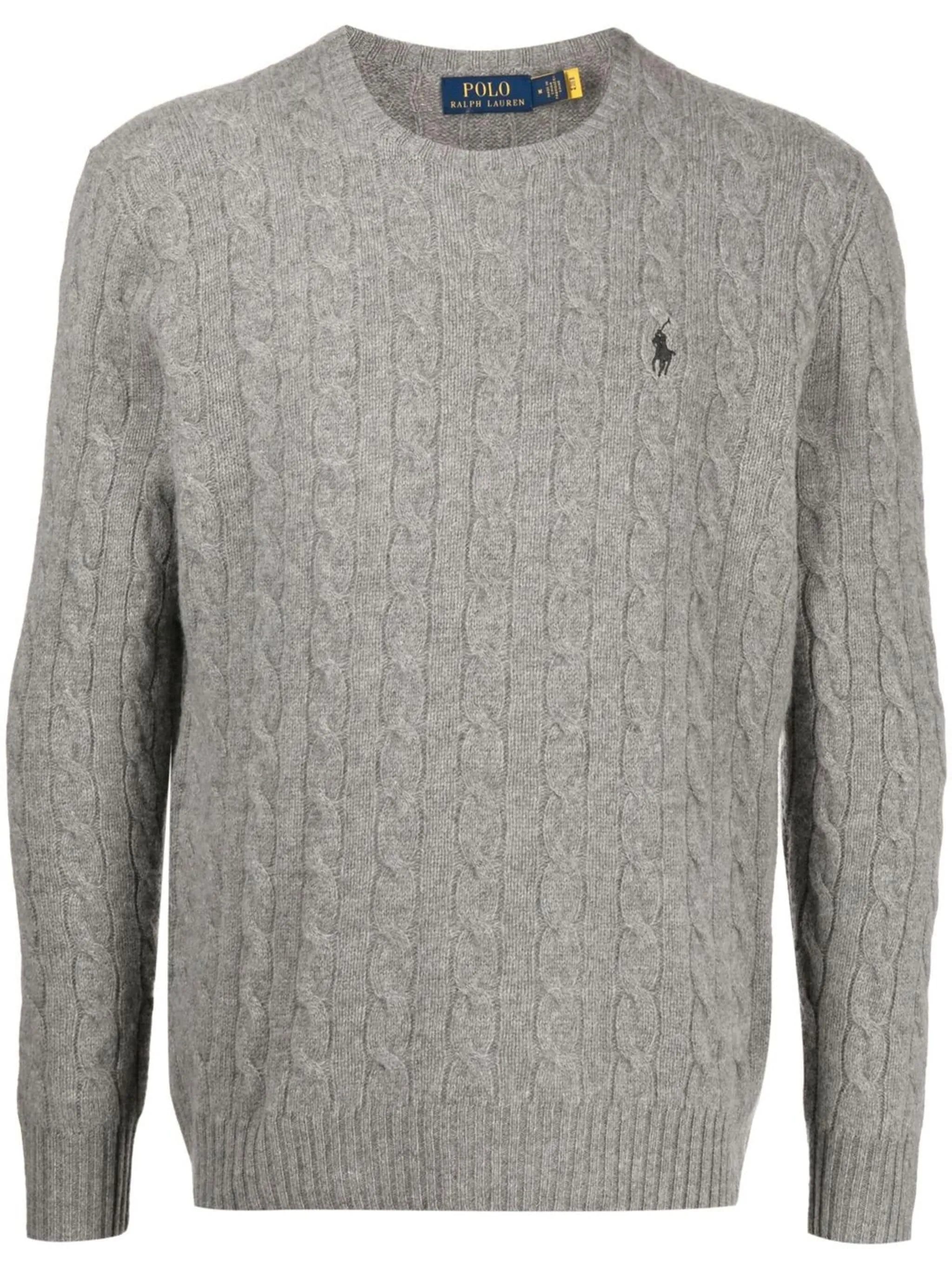 Maglia in lana e cashmire a trecce