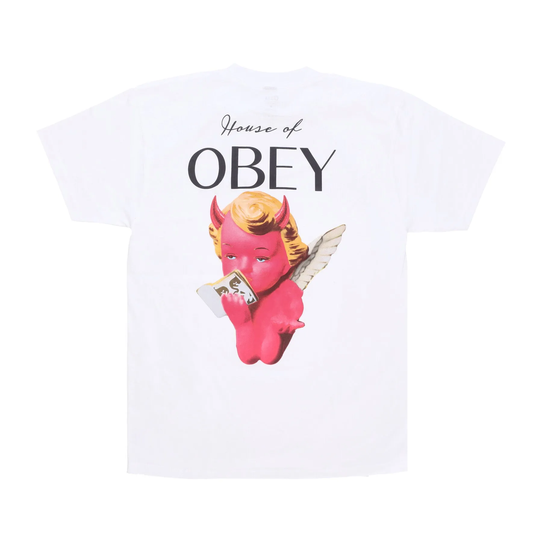 Maglietta Uomo House Of Obey Classic Tee White