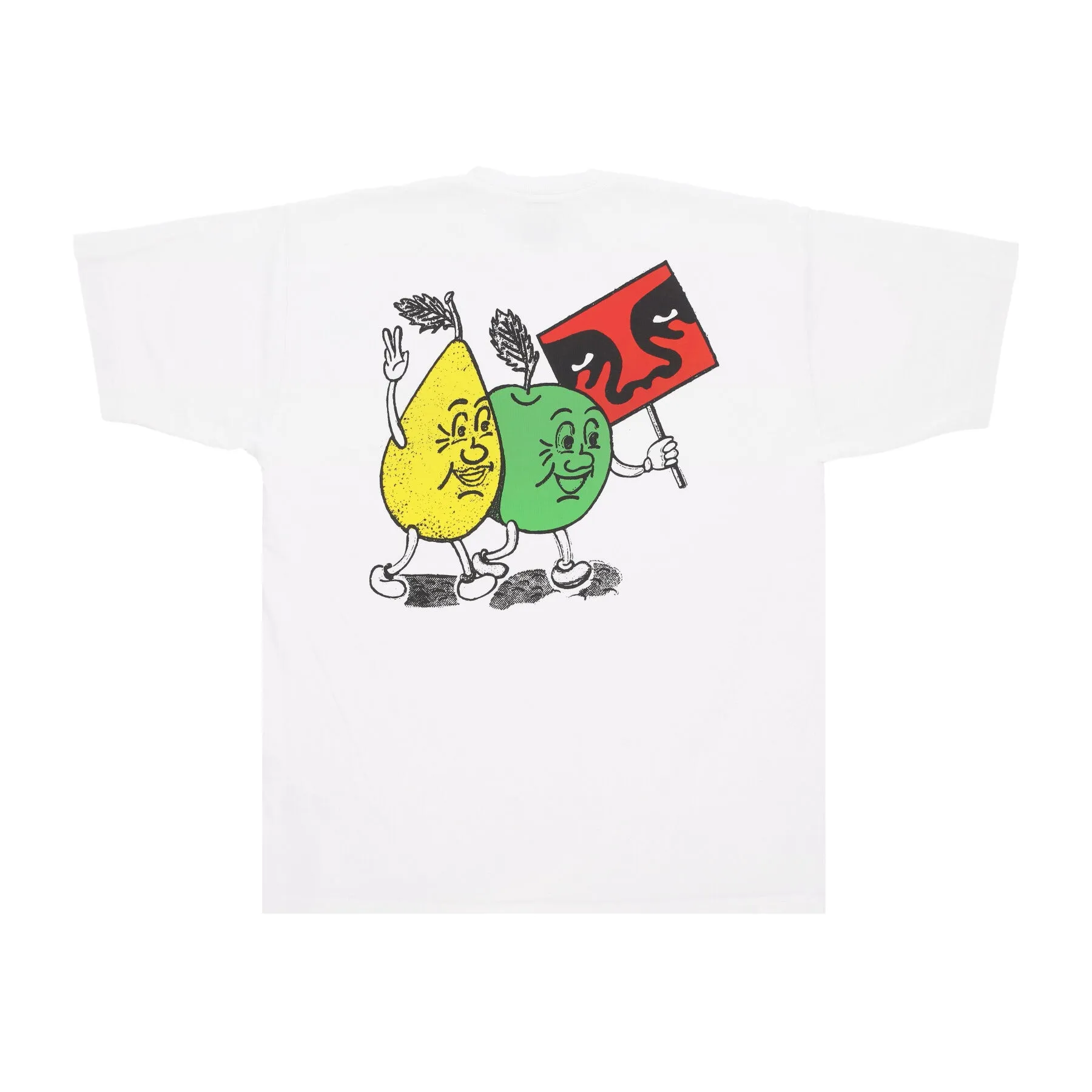 Maglietta Uomo Peaceful Protest Heavy Weight Classic Tee White