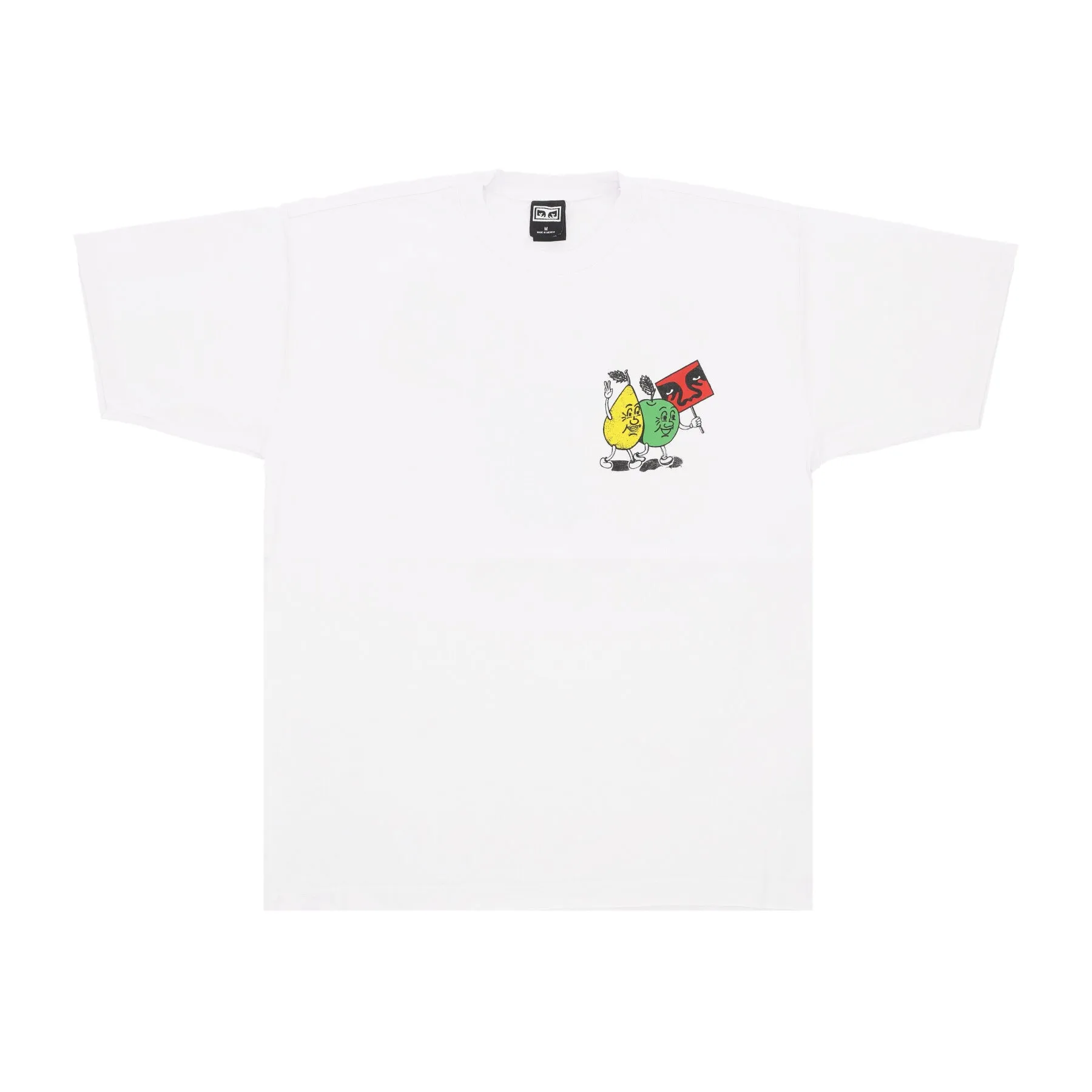Maglietta Uomo Peaceful Protest Heavy Weight Classic Tee White