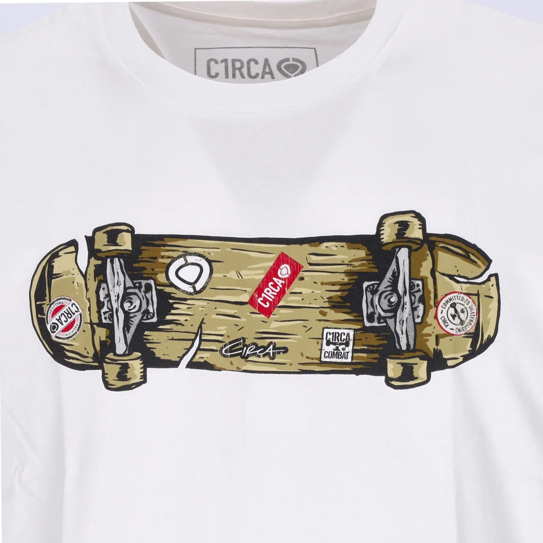 Maglietta Uomo Skateboard Tee Off White