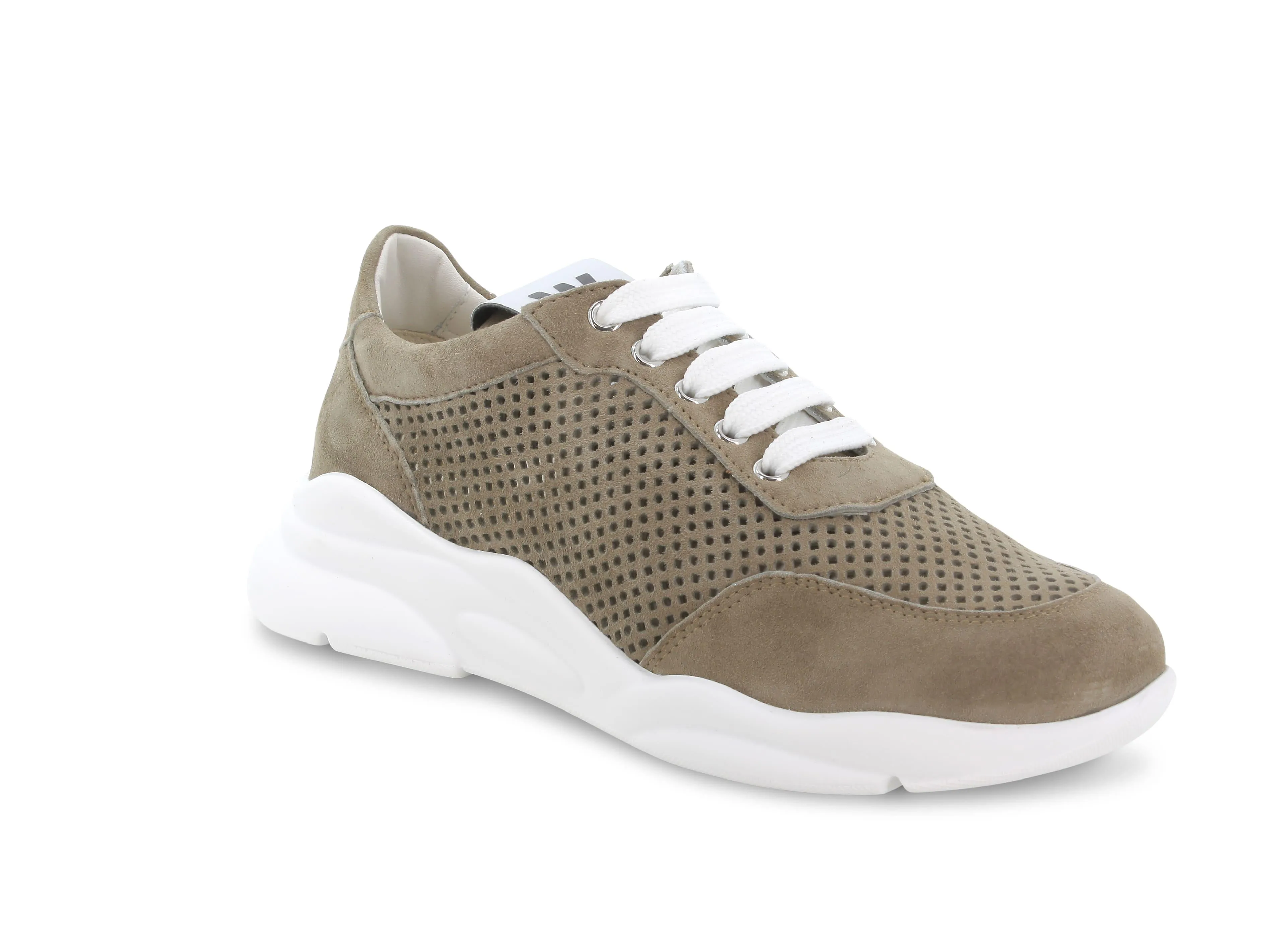 Melluso donna sneakers estive in camoscio