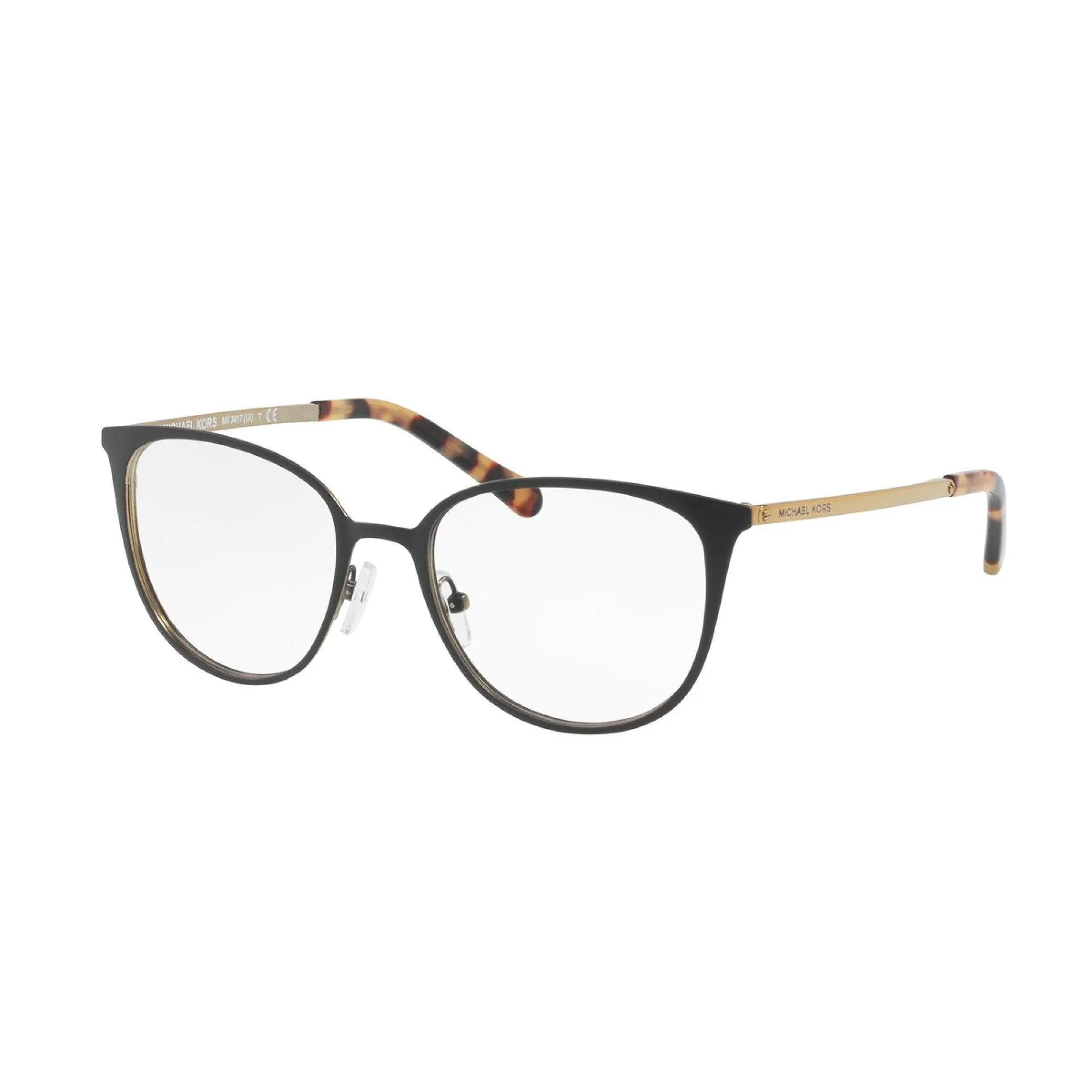   Michael Kors MK 3017 Lil 1187 Nero Opaco / Dorato | Occhiale Da Vista Donna 