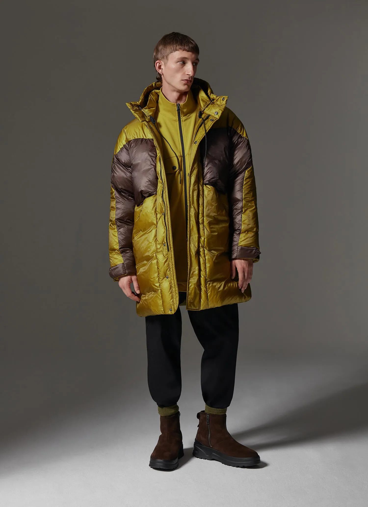 Mini rip-stop maxi-parka