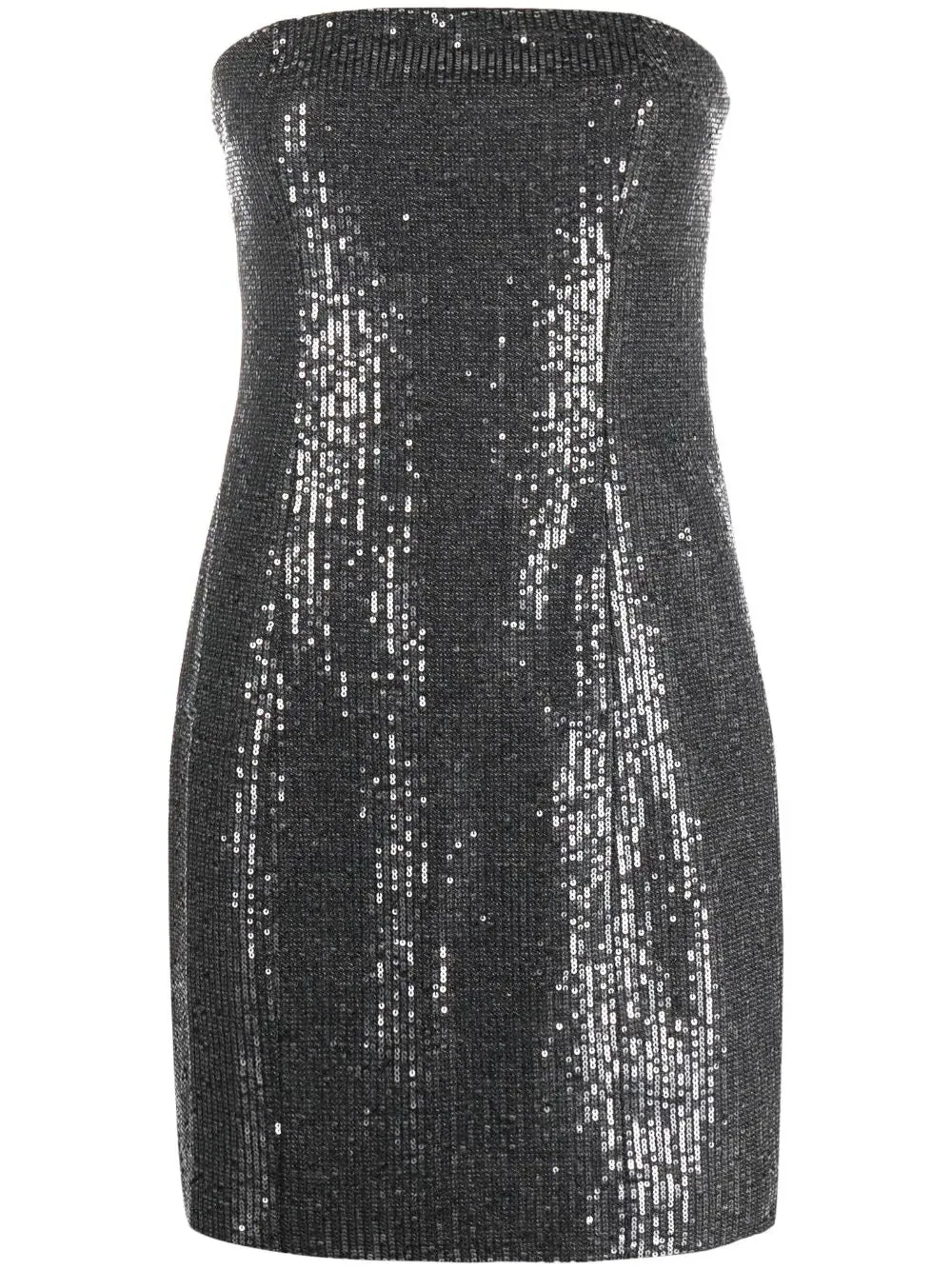 Miniabito in twill di paillettes