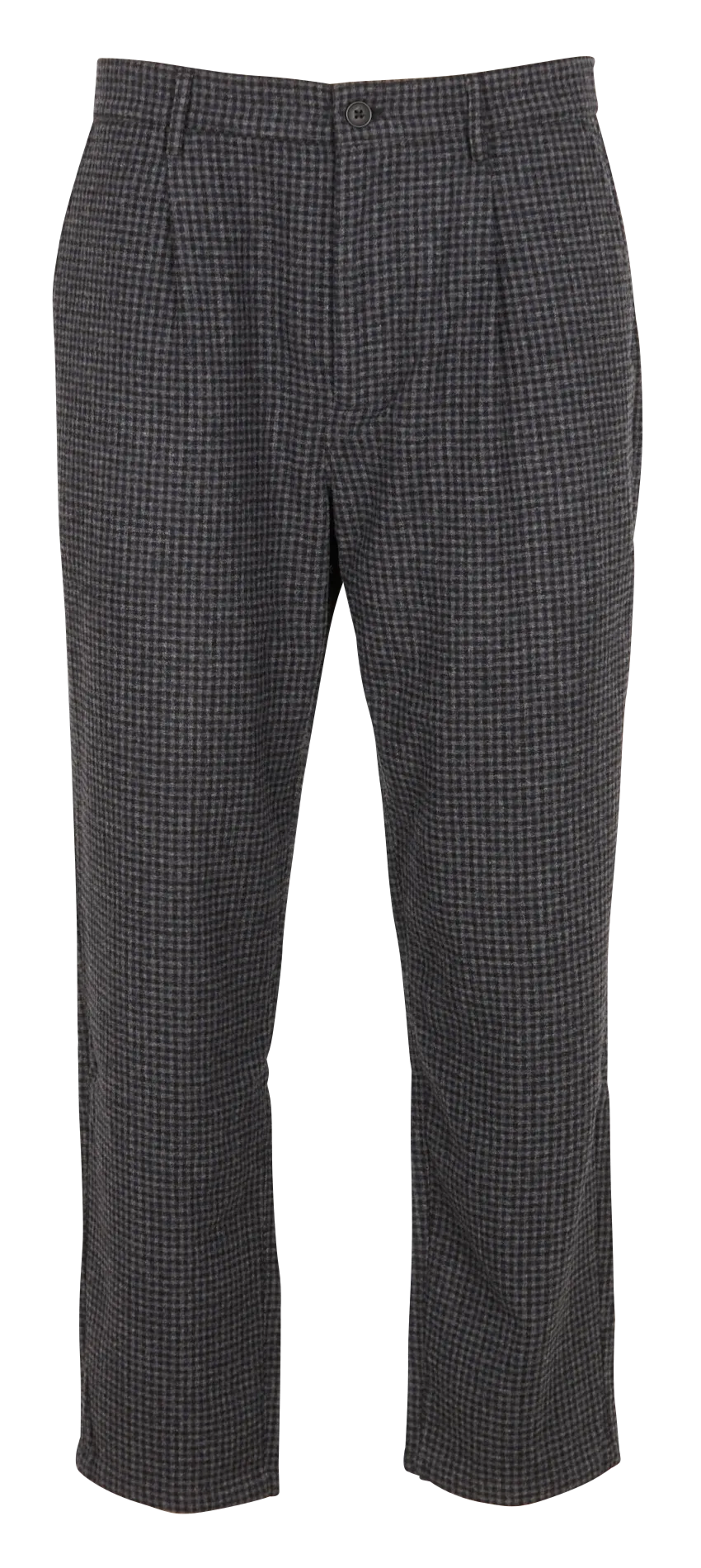  MINIMUM   Bertilo - Pantaloni chino 7/8 in misto lana stampata | Argento 