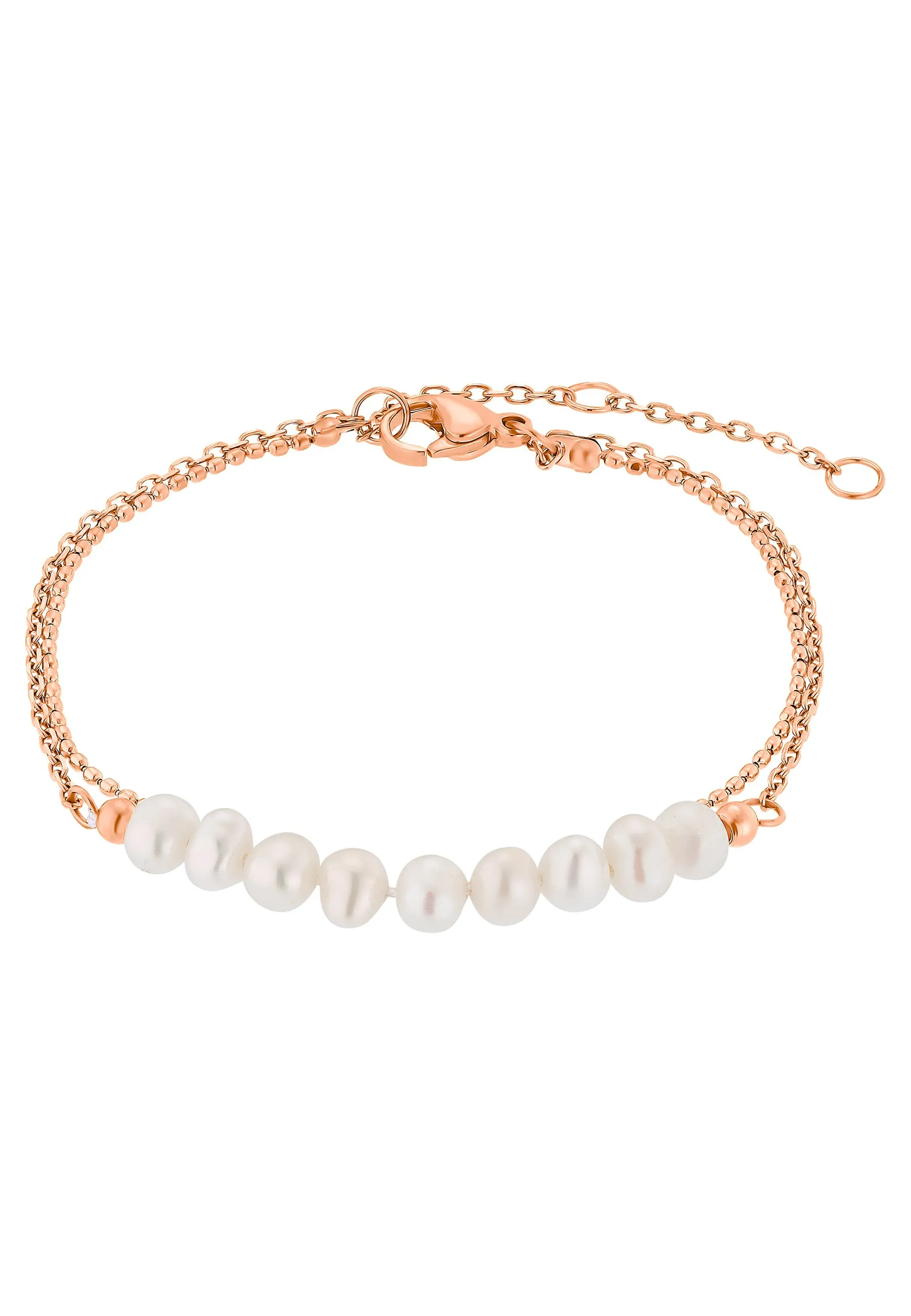 MIT PERLE TONY SILBERFARBEND POLIERT - Bracciale