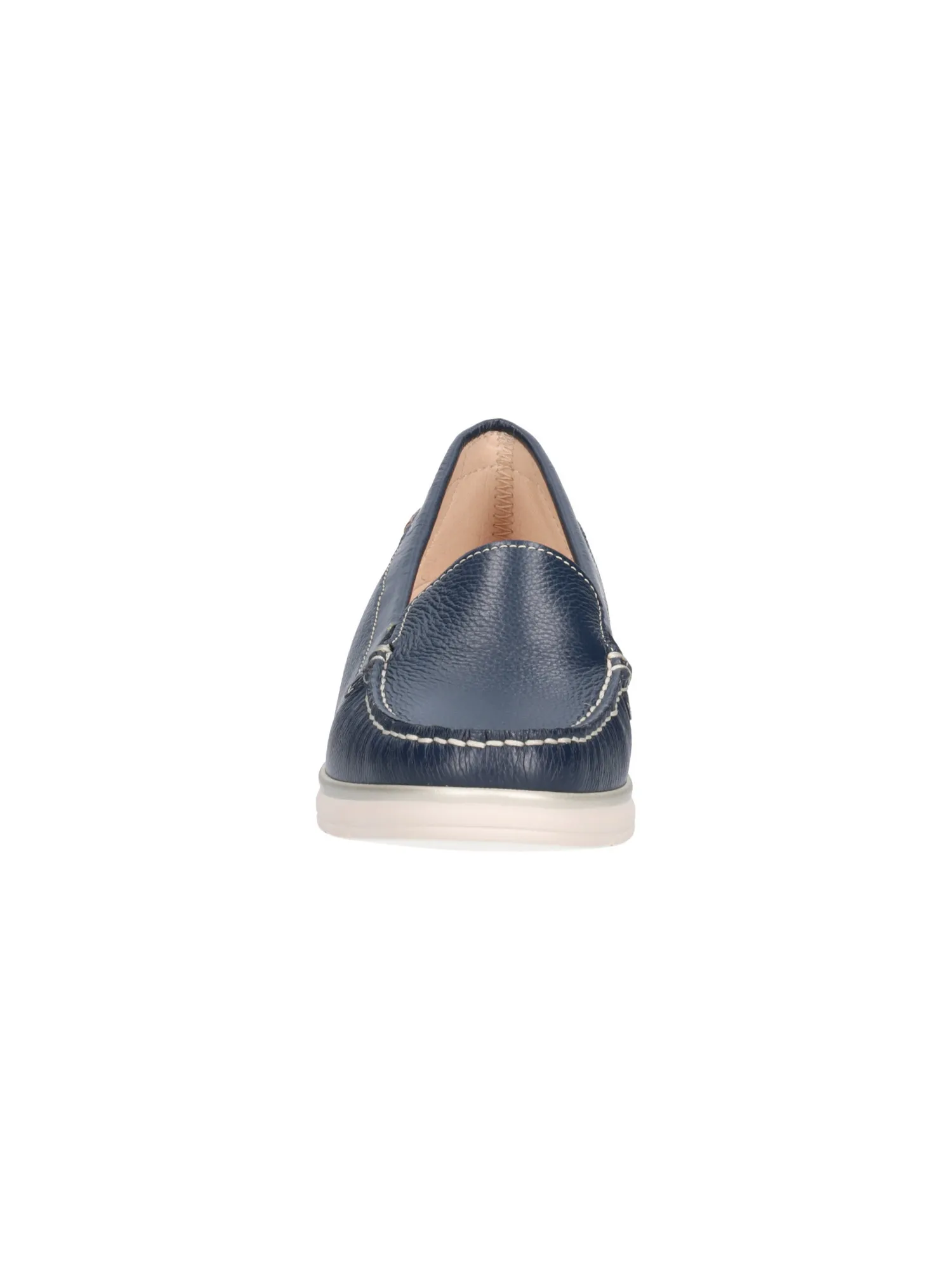 Mocassino con zeppa Valleverde da donna blu
