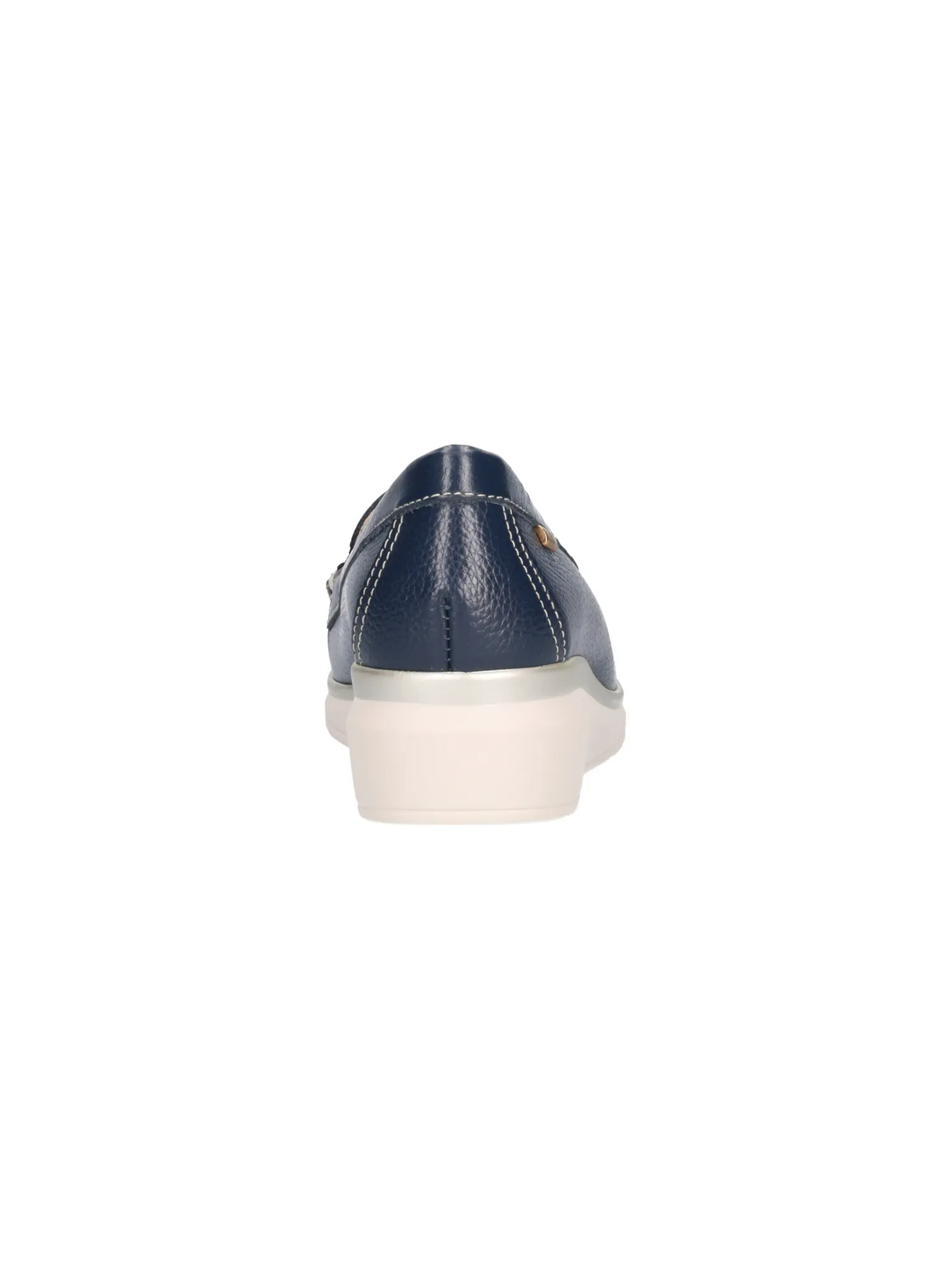 Mocassino con zeppa Valleverde da donna blu