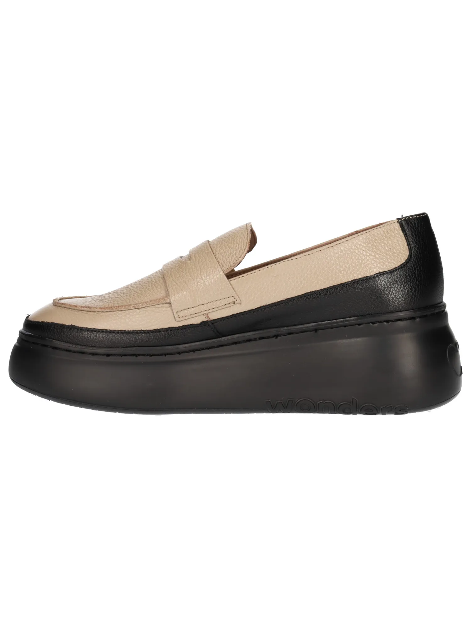 Mocassino platform Wonders da donna taupe