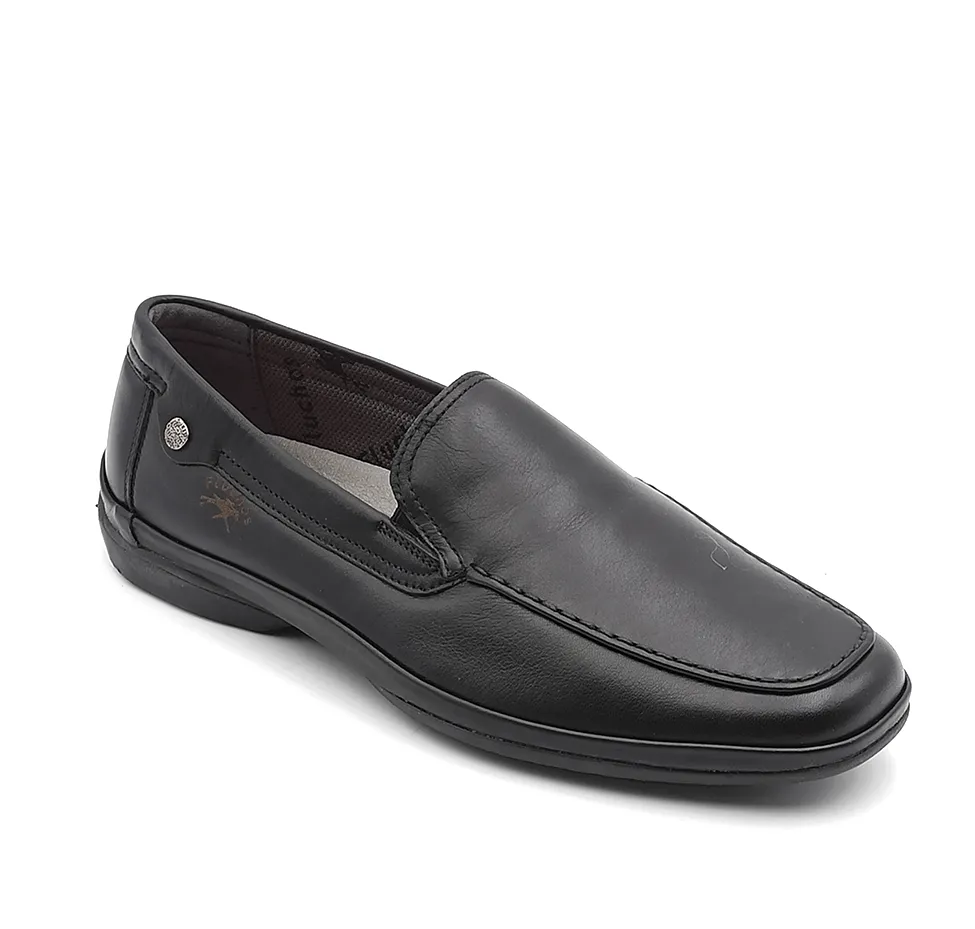 Mocassino Uomo nero FLUCHOS 7142 AVE NEGRO