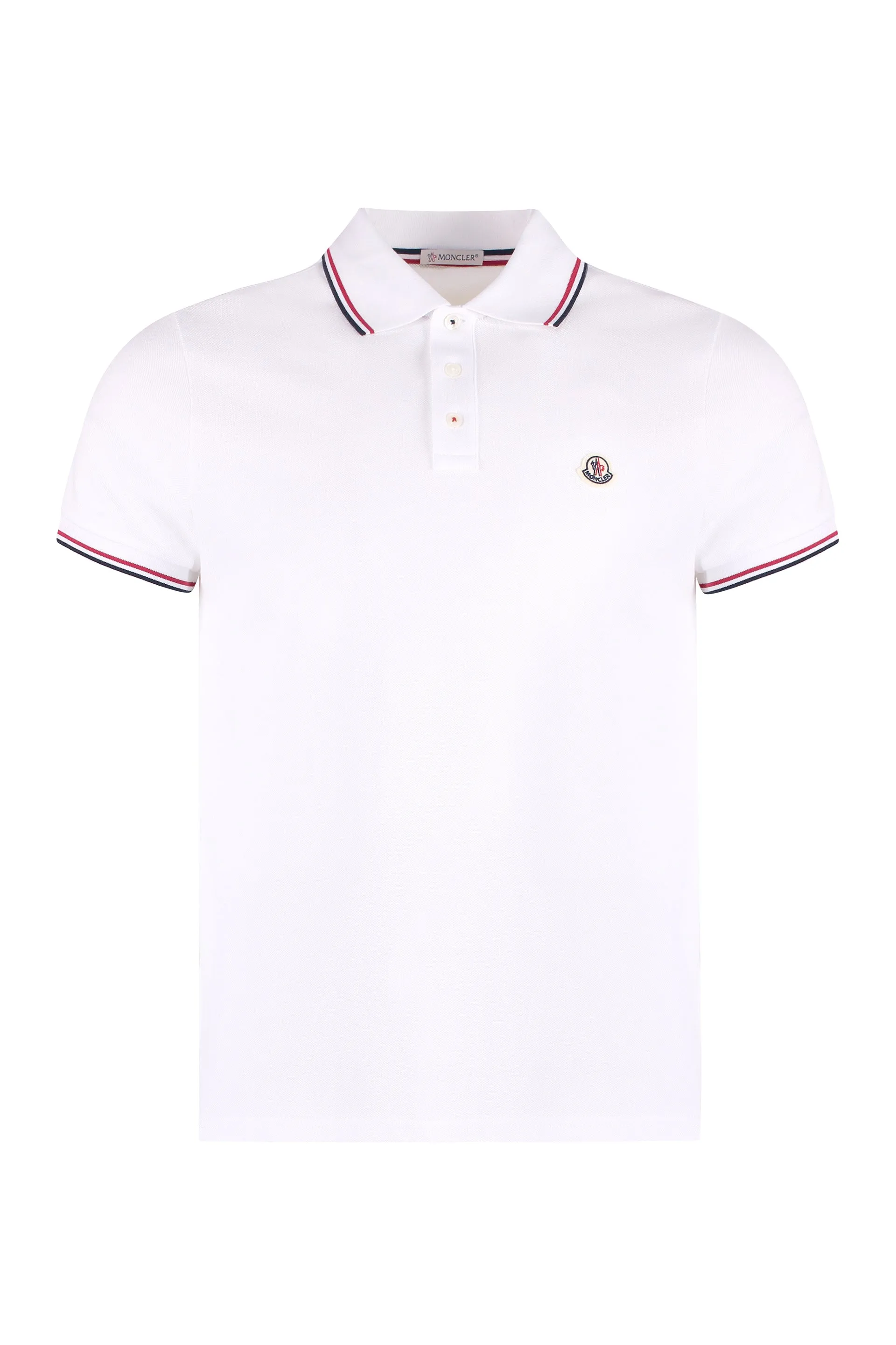 Moncler Polo a maniche corte in cotone