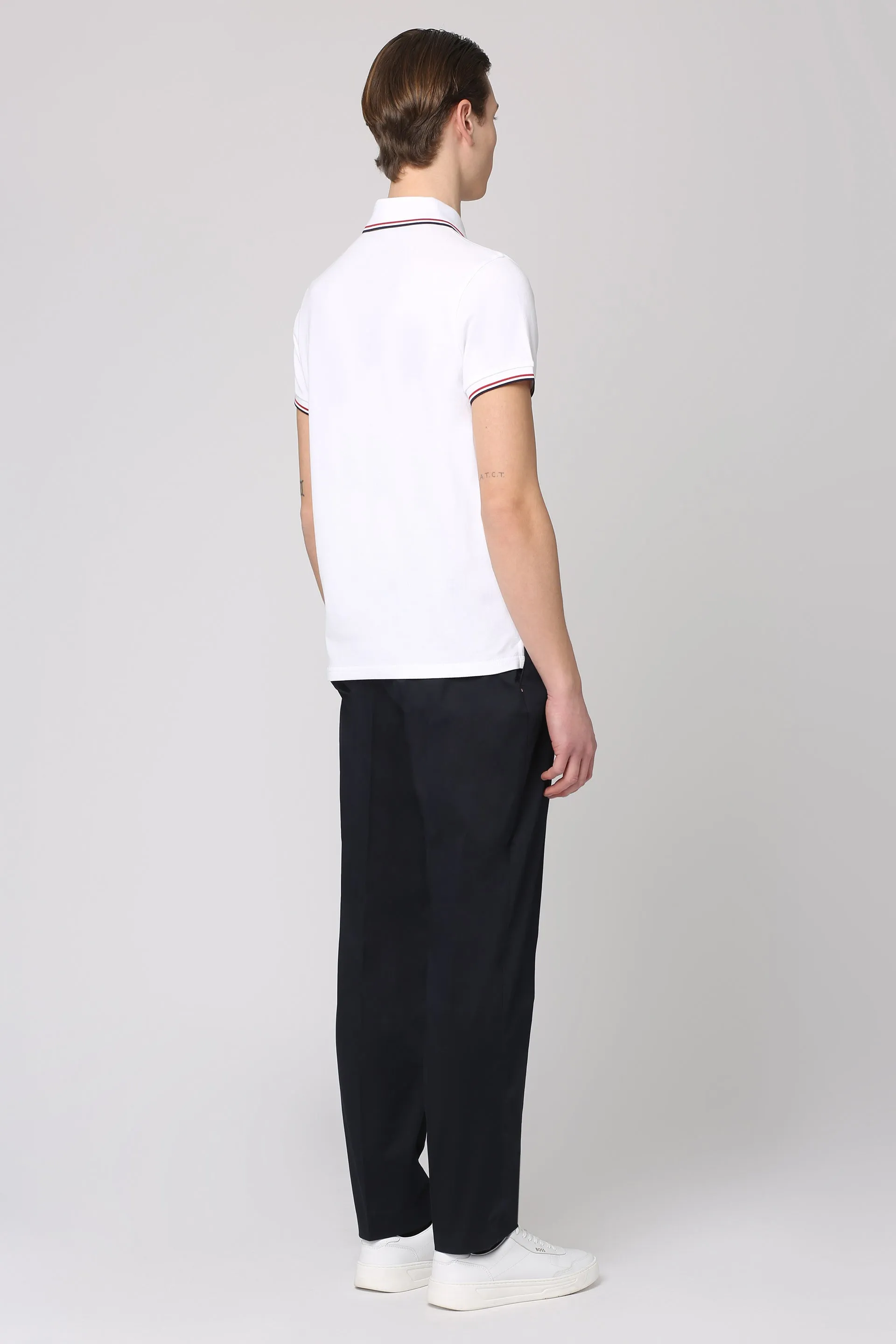 Moncler Polo a maniche corte in cotone
