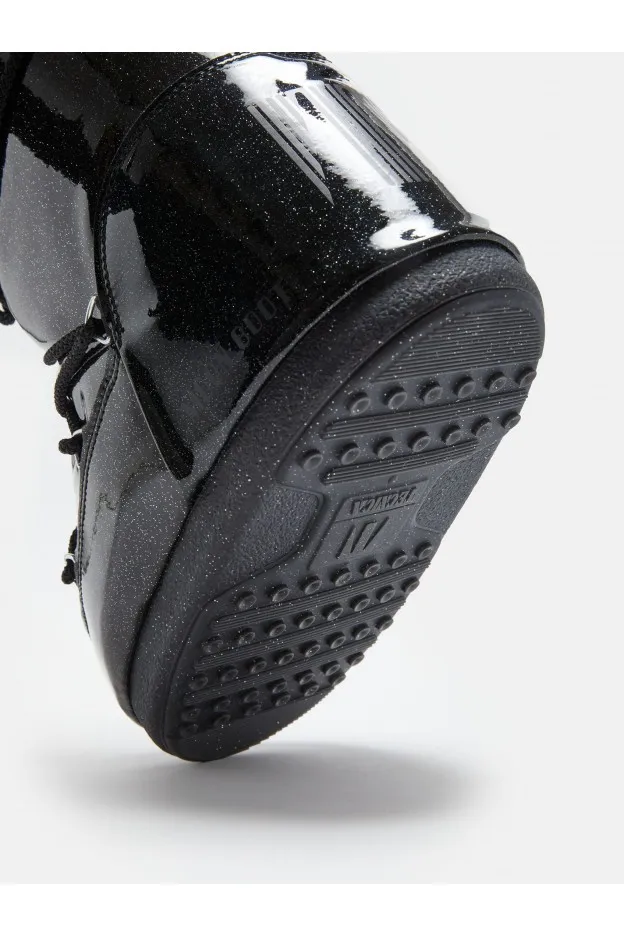 Moon Boot Icon Glitter Nero