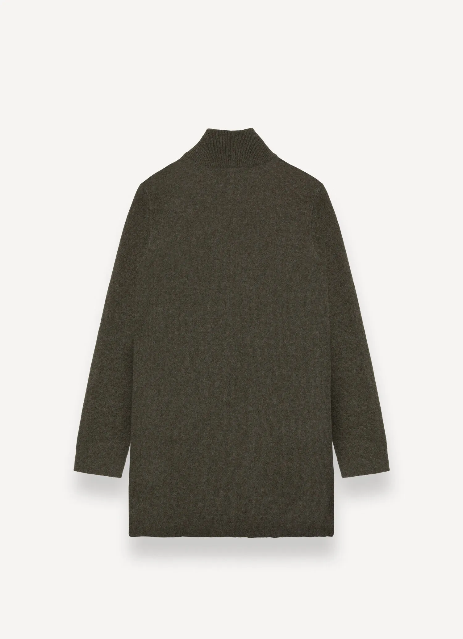 Open wool baize cardigan