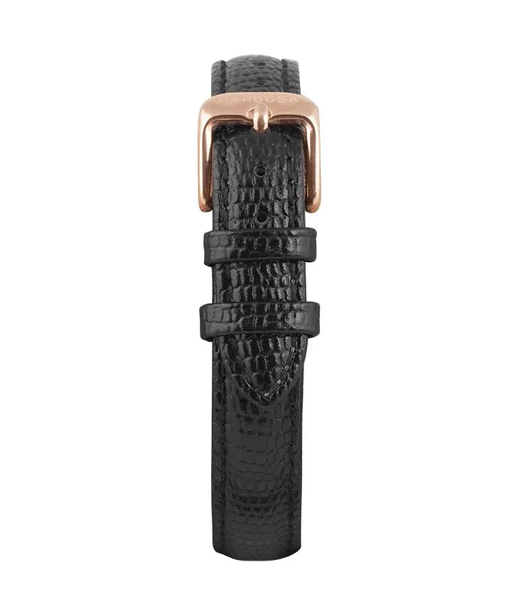 OROLOGIO SUNRAY ROSE’ CON ZIRCONI dm. 28 NERO