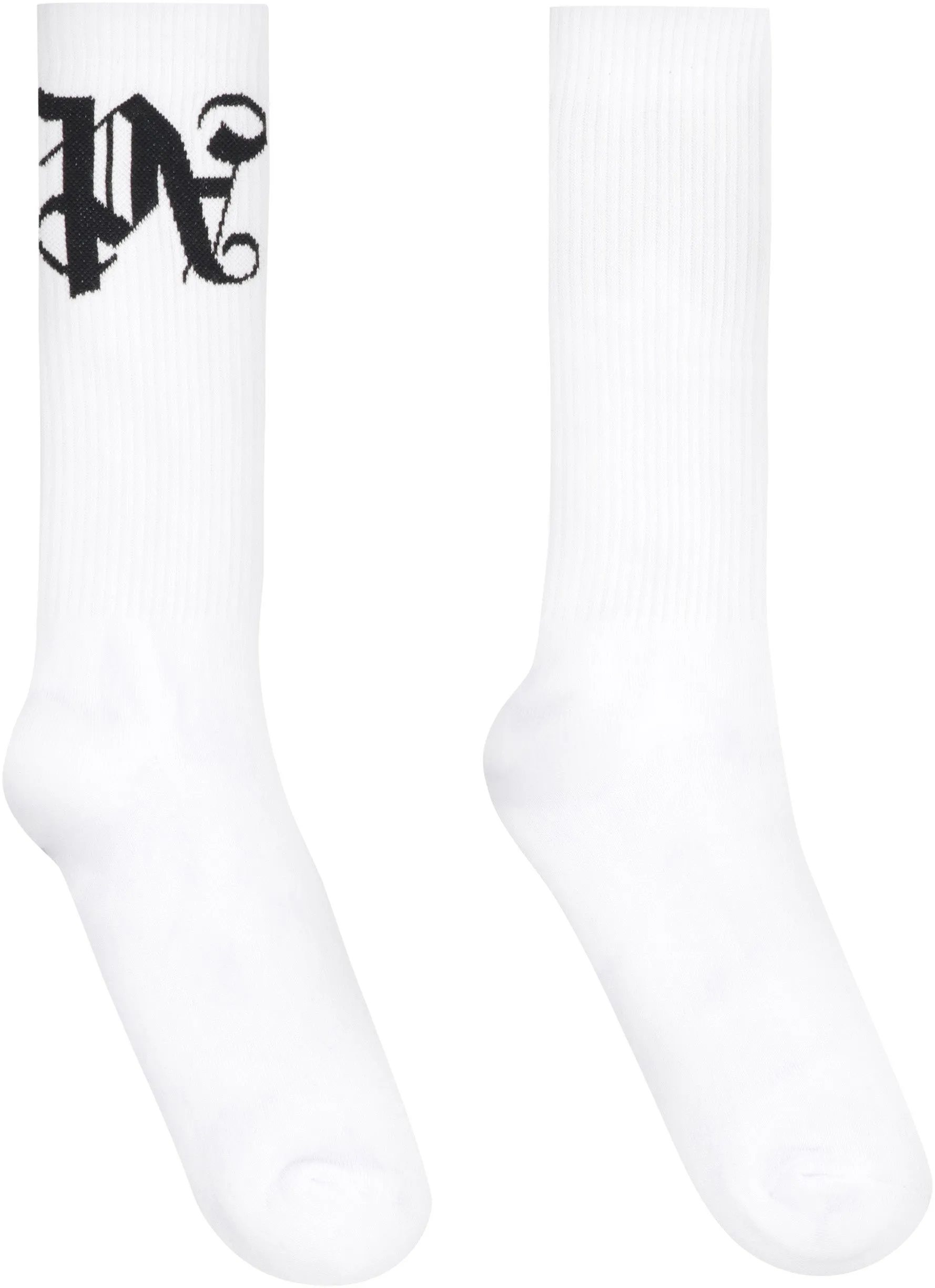 Palm Angels Calzini in cotone con logo