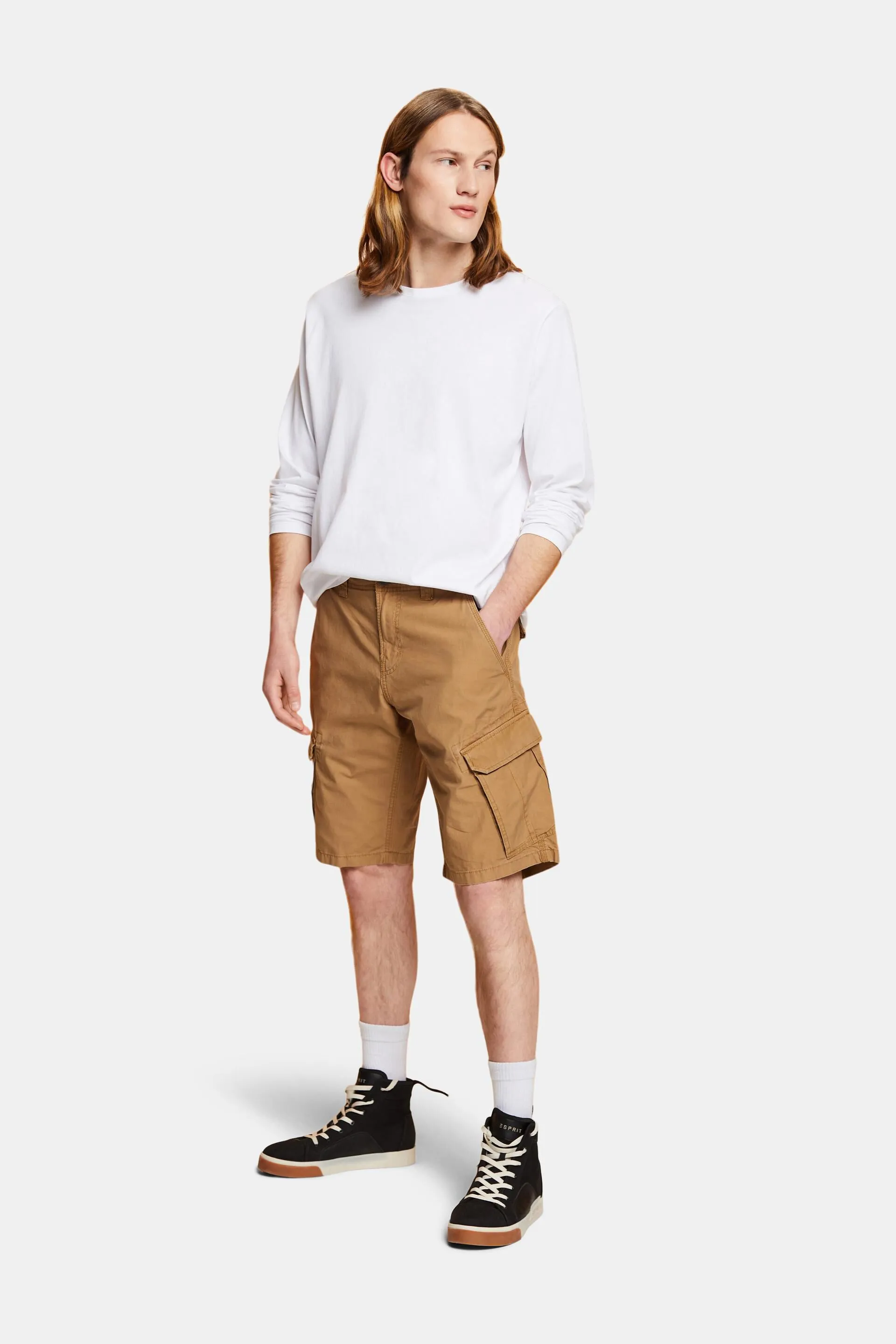 Pantaloncini cargo, 100% cotone